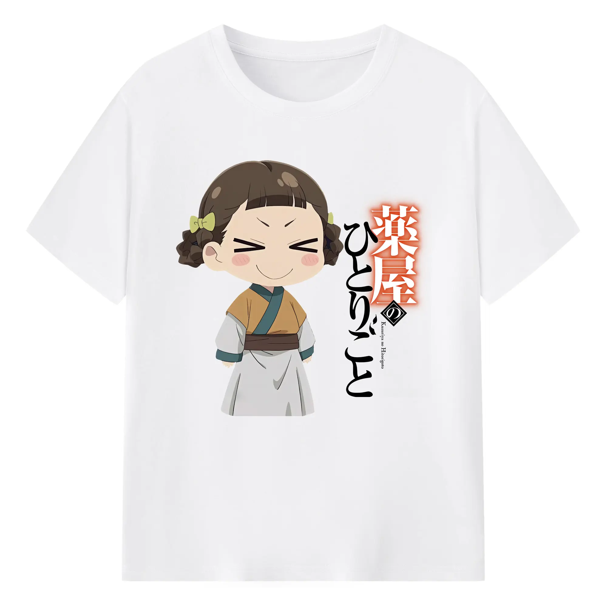 薬屋のひとりごと グッズ,子翠 小蘭 - 綿100％ 半袖Tシャツ ・ フロントプリント ・ 快適 通気性 ・ 日常使い 散歩 スポーツ用