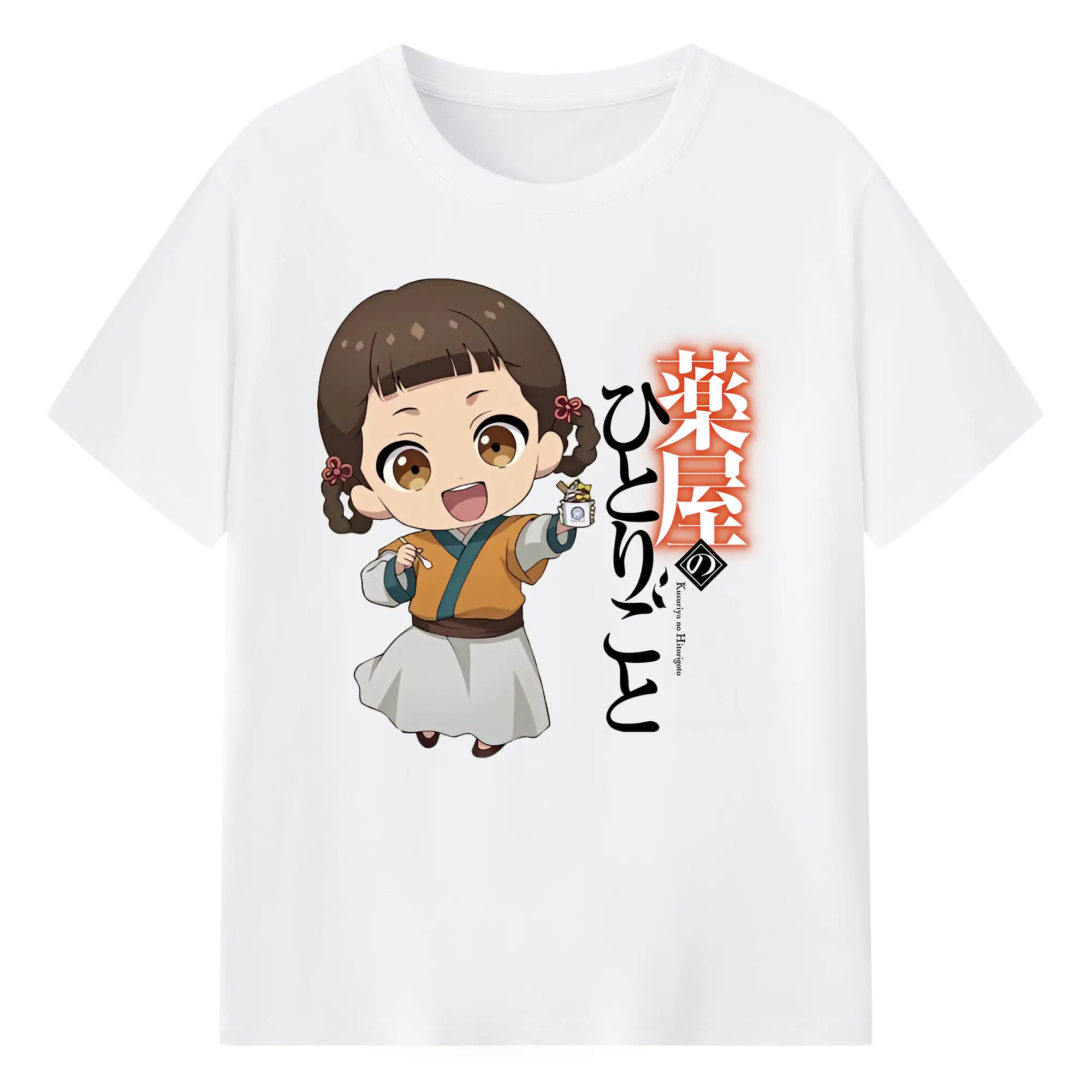 薬屋のひとりごと グッズ,子翠 小蘭 - 綿100％ 半袖Tシャツ ・ フロントプリント ・ 快適 通気性 ・ 日常使い 散歩 スポーツ用