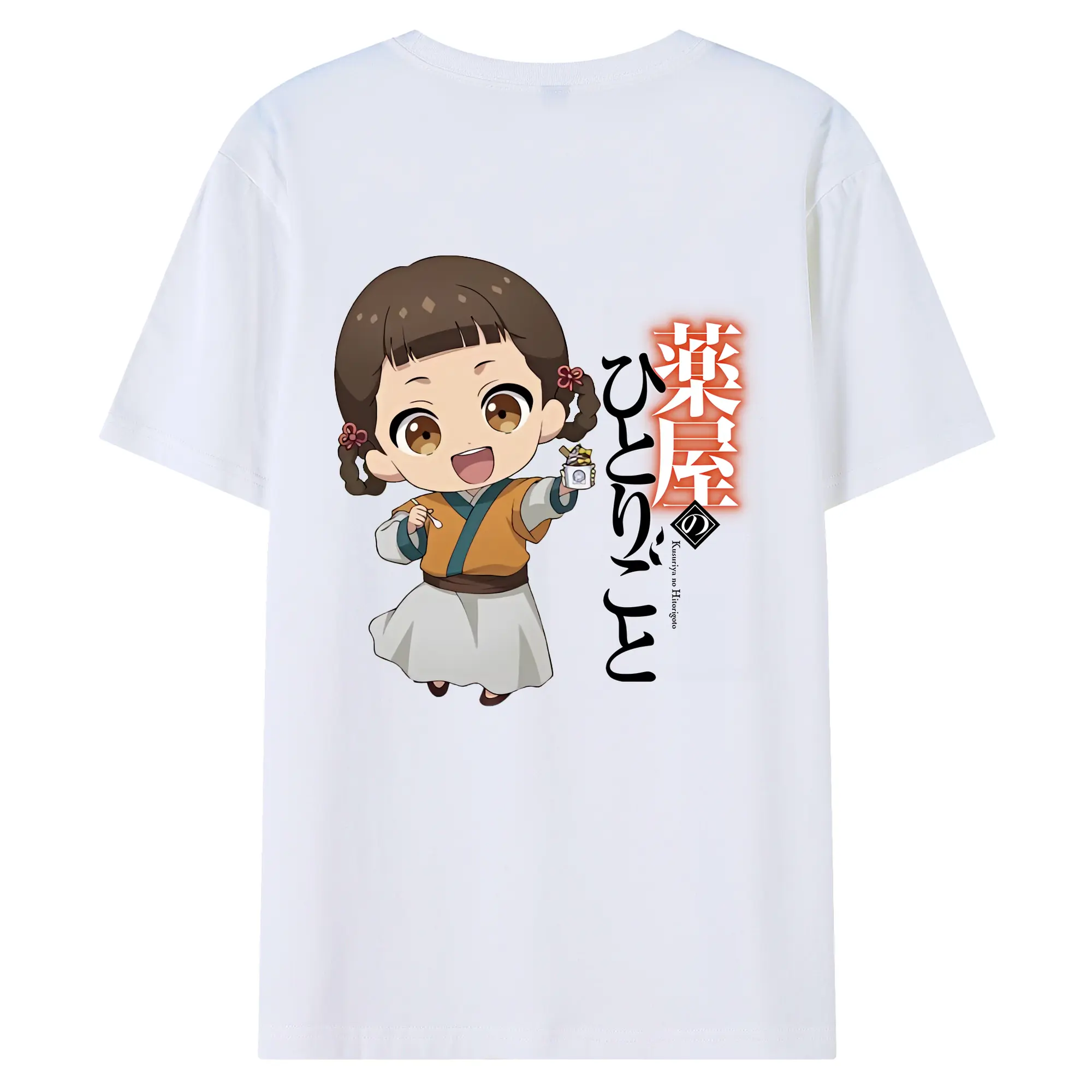 薬屋のひとりごと グッズ,子翠 小蘭 - 綿100％ 半袖Tシャツ ・ バックプリント ・ 快適 通気性 ・ 日常使い 散歩 スポーツ用