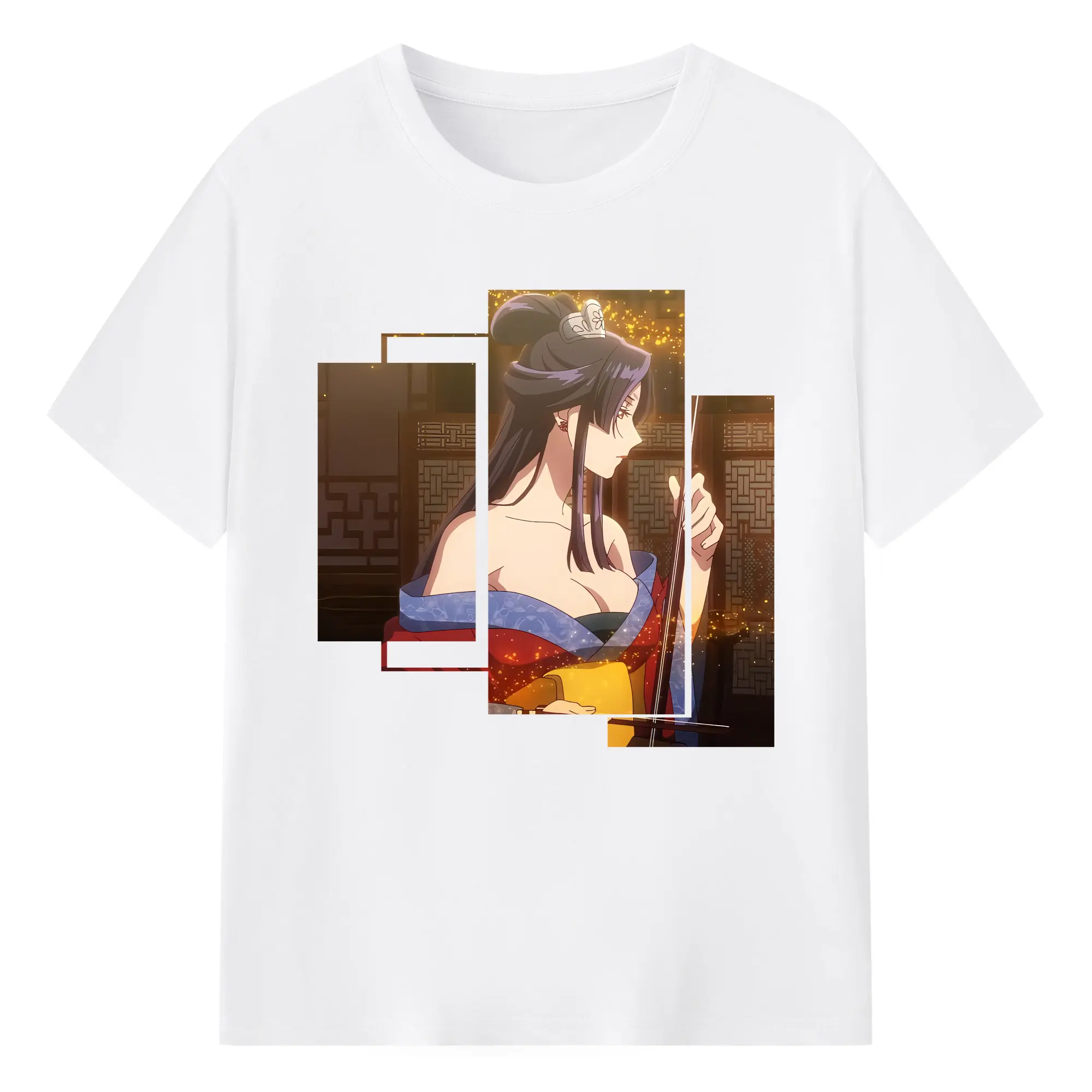 薬屋のひとりごと グッズ,女華 - 綿100％ 半袖Tシャツ ・ フロントプリント ・ 快適 通気性 ・ 日常使い 散歩 スポーツ用