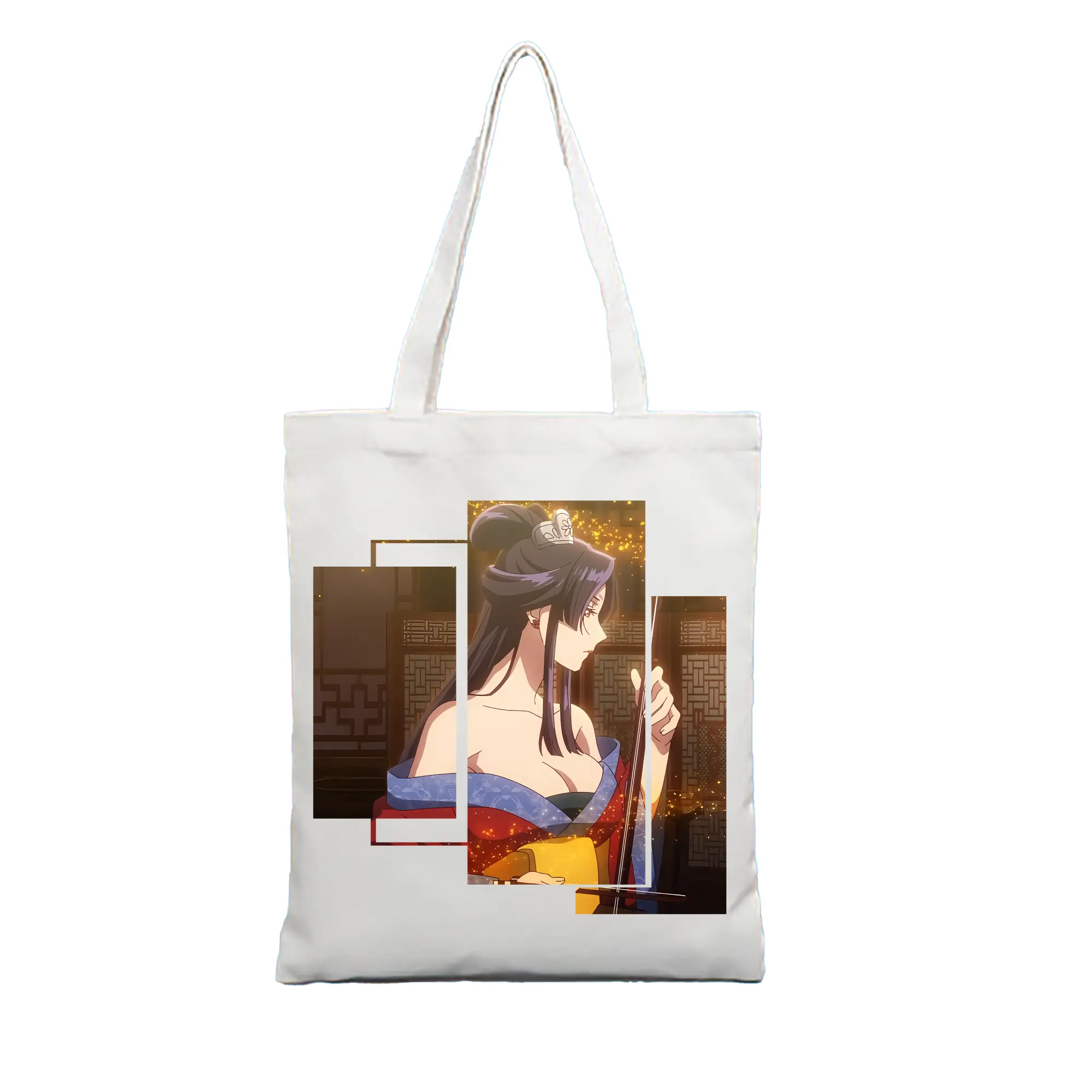 薬屋のひとりごと グッズ,女華 - 縦型キャンバス手提げバッグ（トートバッグ） ・ キャンバス素材 ・ ショッピング用 ・ 軽量 丈夫 お手入れ簡単