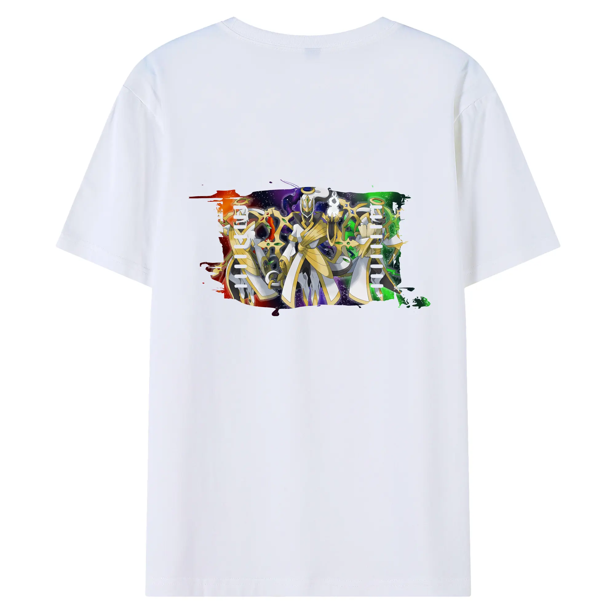 ポケモン グッズ,アルセウス - 綿100％ 半袖Tシャツ ・ バックプリント ・ 快適 通気性 ・ 日常使い 散歩 スポーツ用