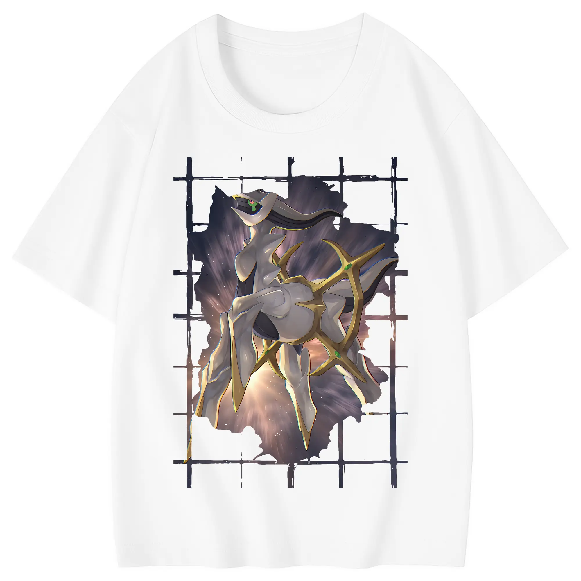 ポケモン グッズ,アルセウス - 綿100％ キッズTシャツ ・ フロントプリント ・ 快適 通気性 ・ スポーツ カジュアル 散歩用