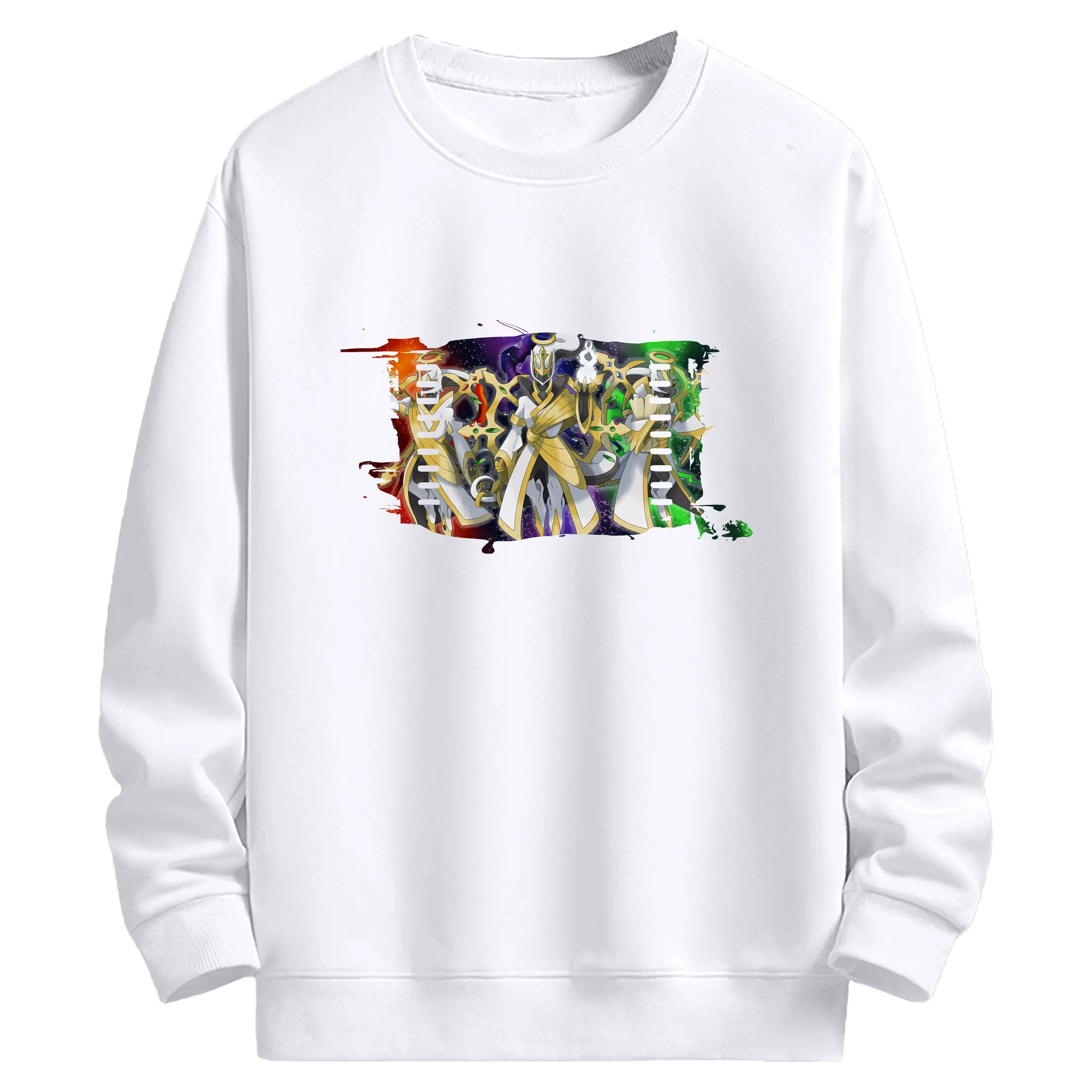 ポケモン グッズ,アルセウス - 高品質 クルーネック スウェット ・ コットン59％ ポリエステル41％ ・ ユニセックス 長袖 トレーナー ・ カジュアル デイリー スポーツ 散歩用