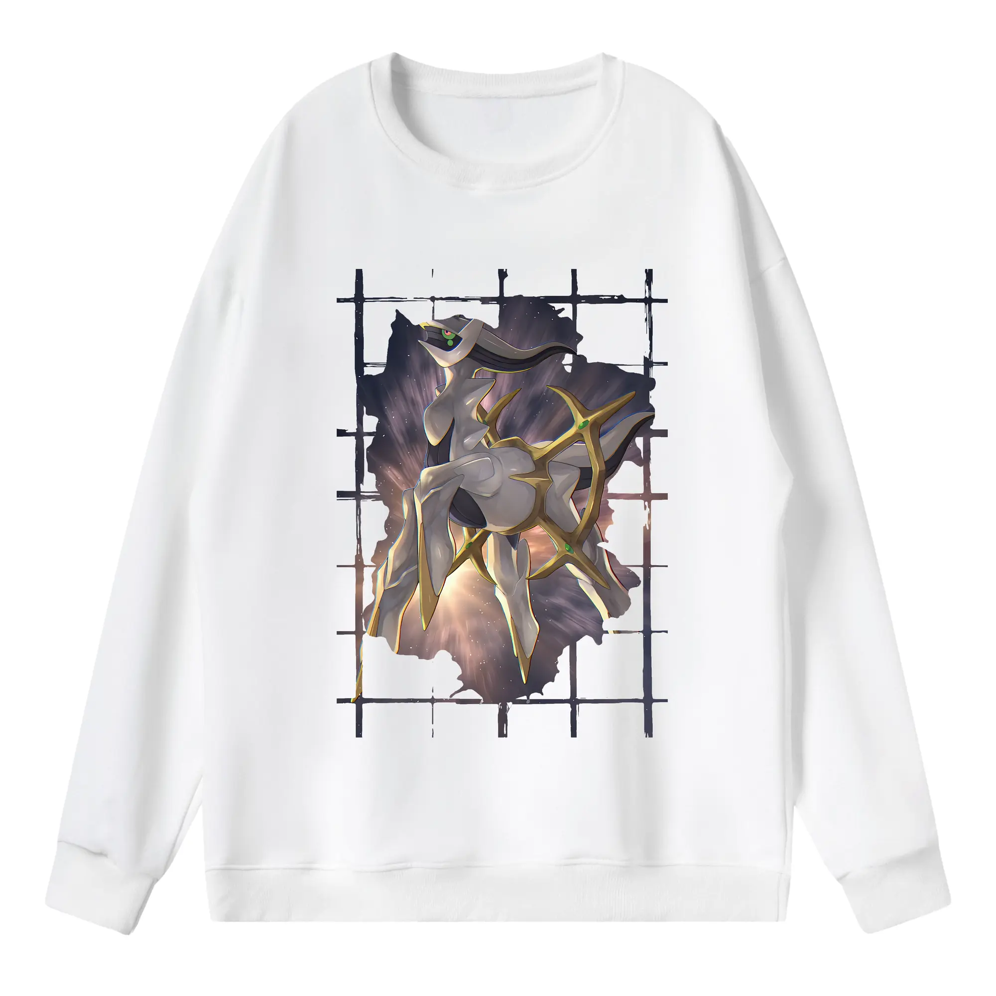 ポケモン グッズ,アルセウス - 薄手 クルーネック スウェット 裏毛260g · ポリエステル 春秋向け カジュアル 男女兼用 · トレーナー デイリー スポーツ 散歩に最適