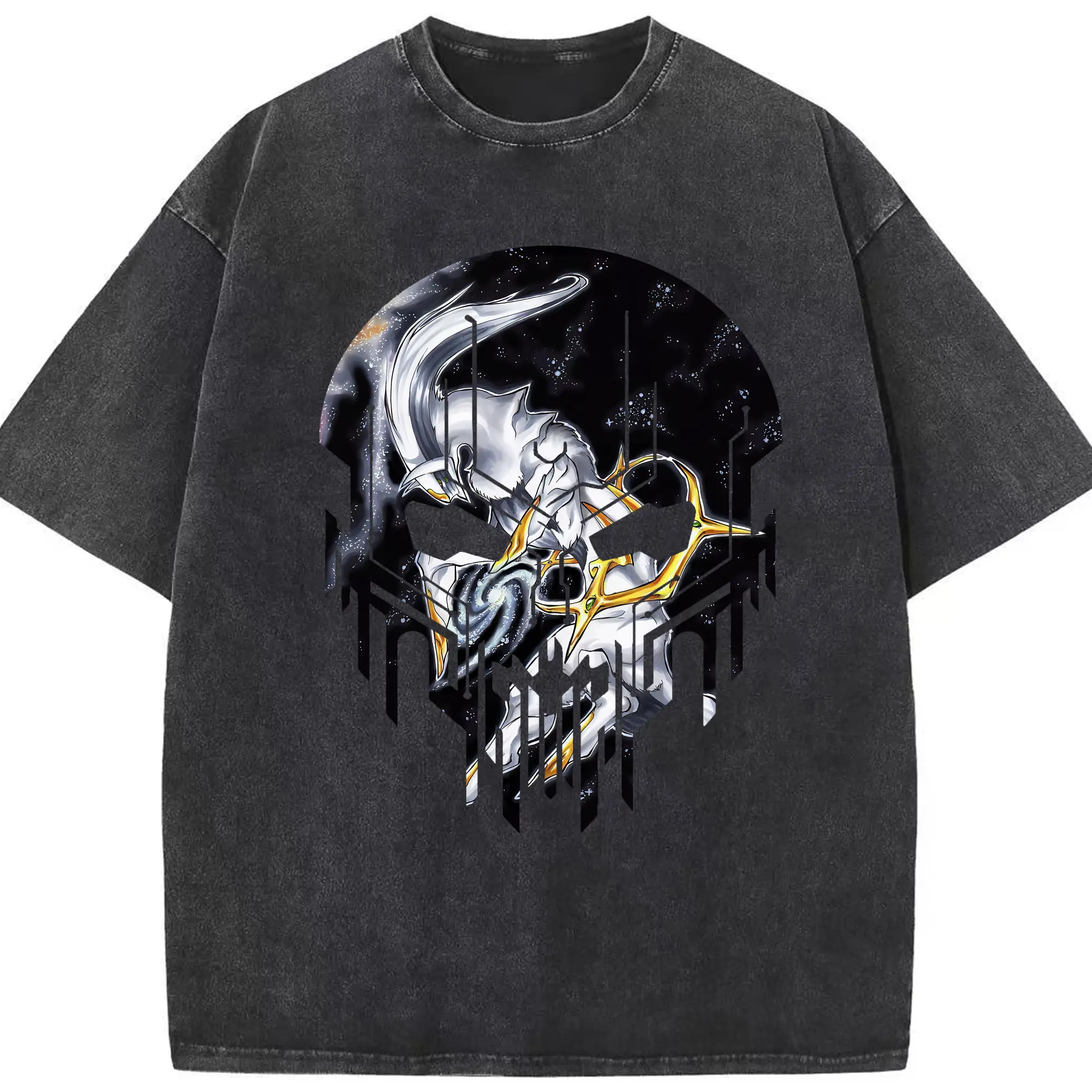 ポケモン グッズ,アルセウス - 綿100％ ヴィンテージ風 半袖Tシャツ ・ フロントプリント ・ 柔らか肌触り ・ 通気性 快適 ・ スポーツ カジュアル 外出用