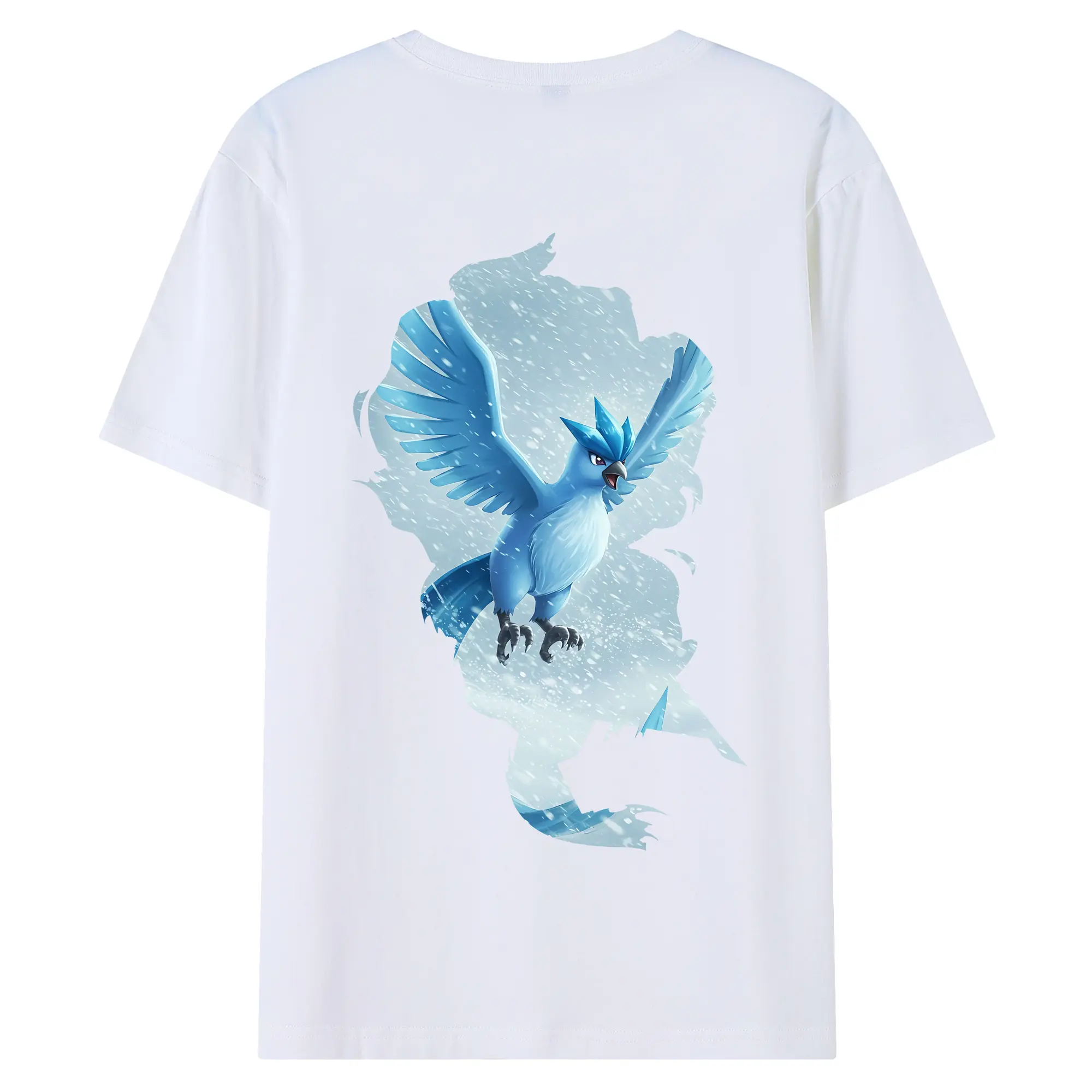 ポケモン グッズ,フリーザー - 綿100％ 半袖Tシャツ ・ バックプリント ・ 快適 通気性 ・ 日常使い 散歩 スポーツ用