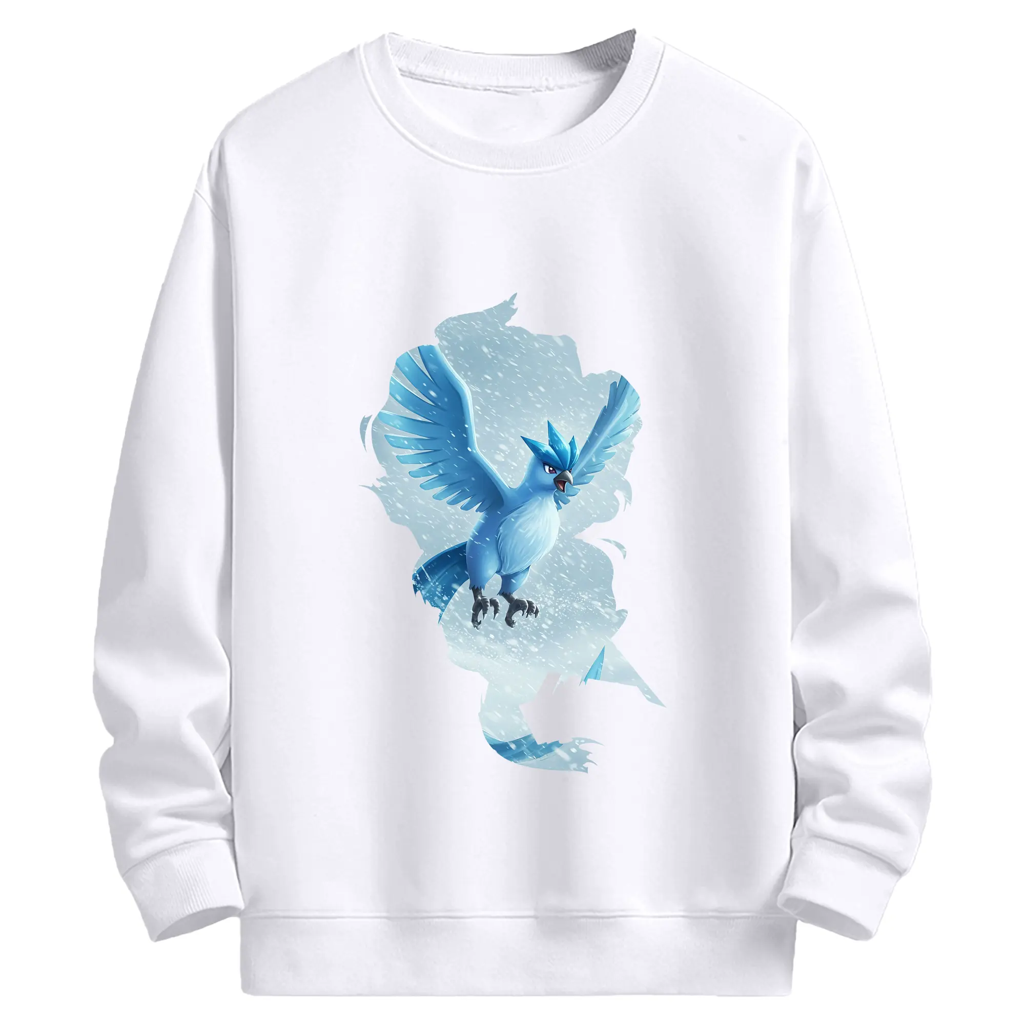 ポケモン グッズ,フリーザー - 高品質 クルーネック スウェット ・ コットン59％ ポリエステル41％ ・ ユニセックス 長袖 トレーナー ・ カジュアル デイリー スポーツ 散歩用