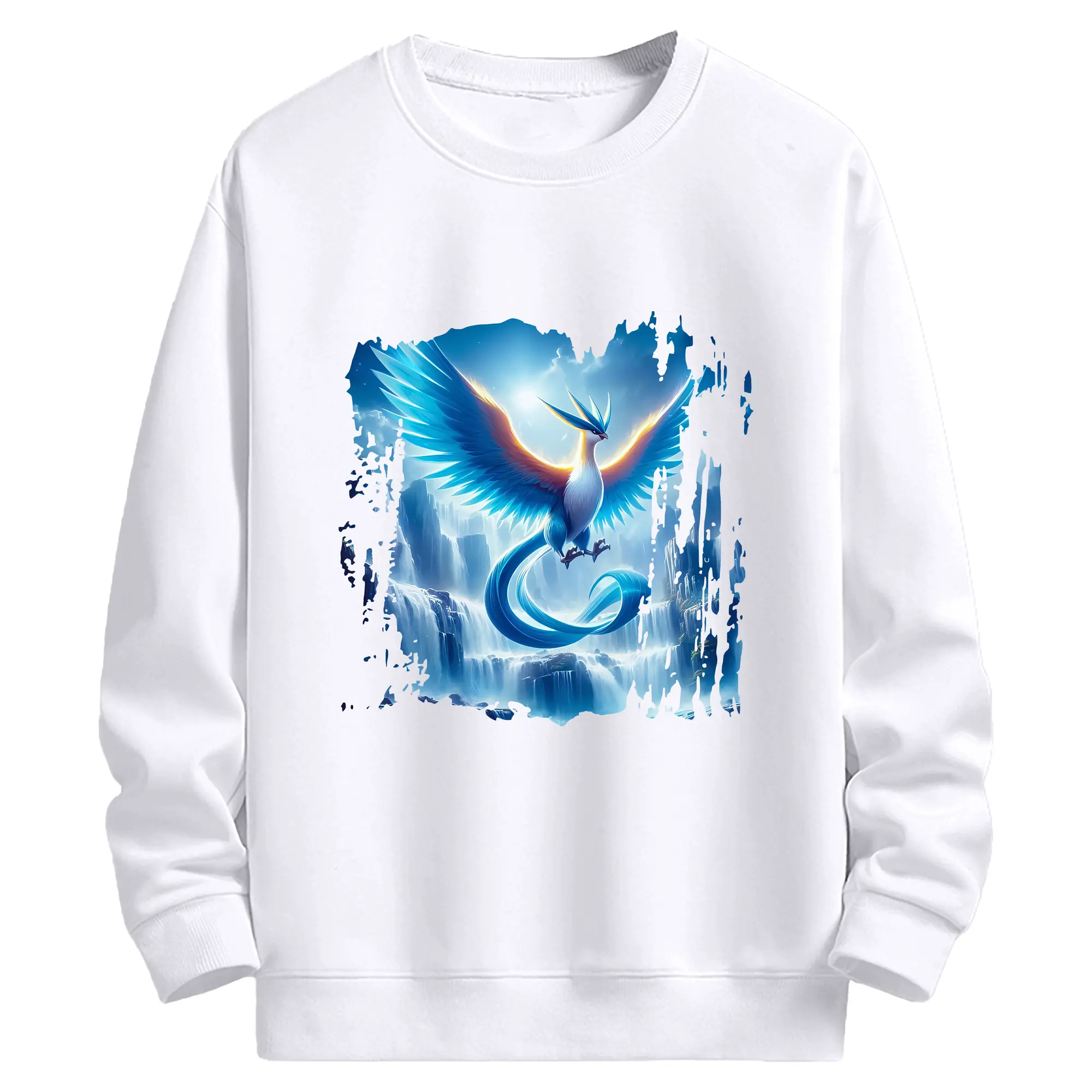 ポケモン グッズ,フリーザー - 高品質 クルーネック スウェット ・ コットン59％ ポリエステル41％ ・ ユニセックス 長袖 トレーナー ・ カジュアル デイリー スポーツ 散歩用