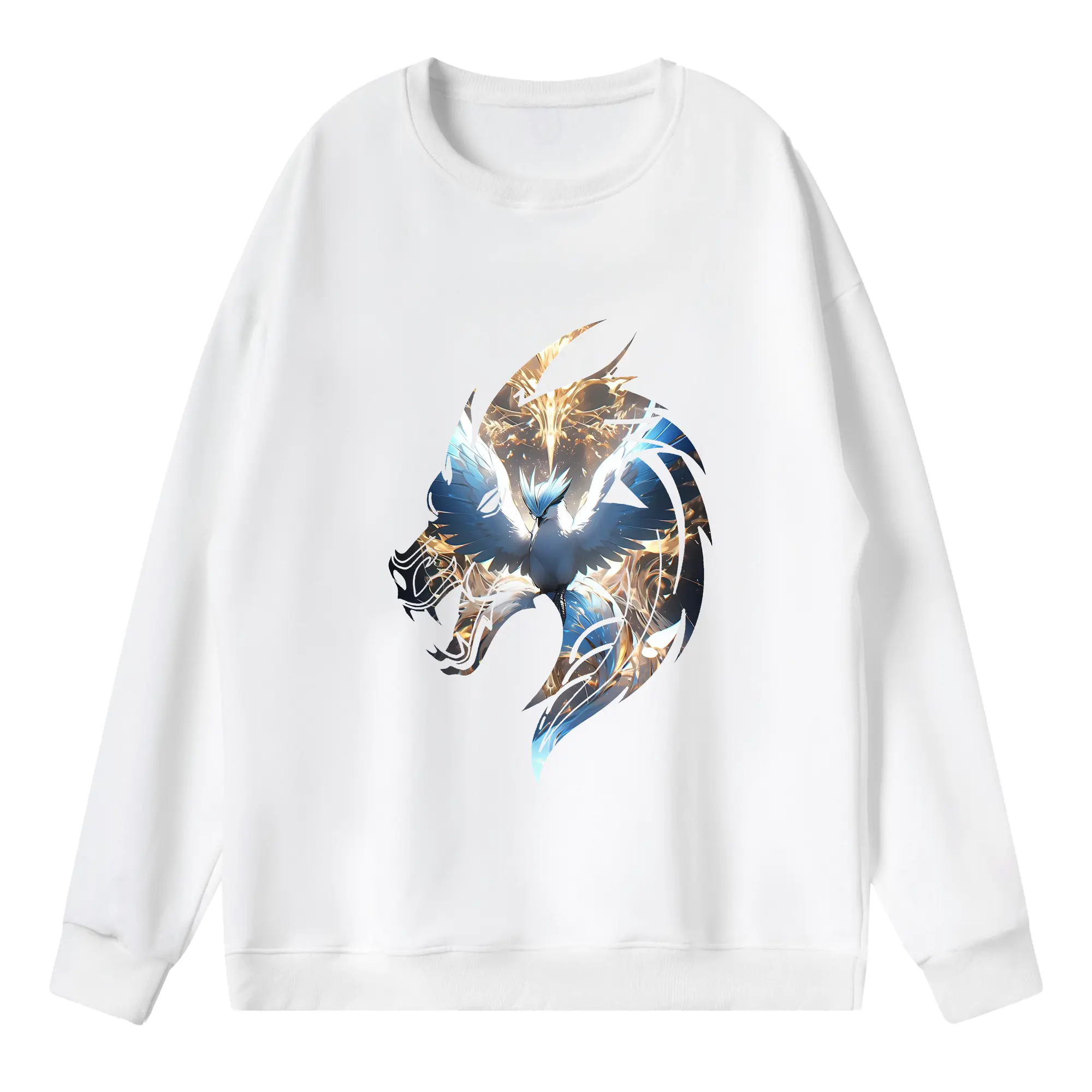 ポケモン グッズ,フリーザー - 薄手 クルーネック スウェット 裏毛260g · ポリエステル 春秋向け カジュアル 男女兼用 · トレーナー デイリー スポーツ 散歩に最適