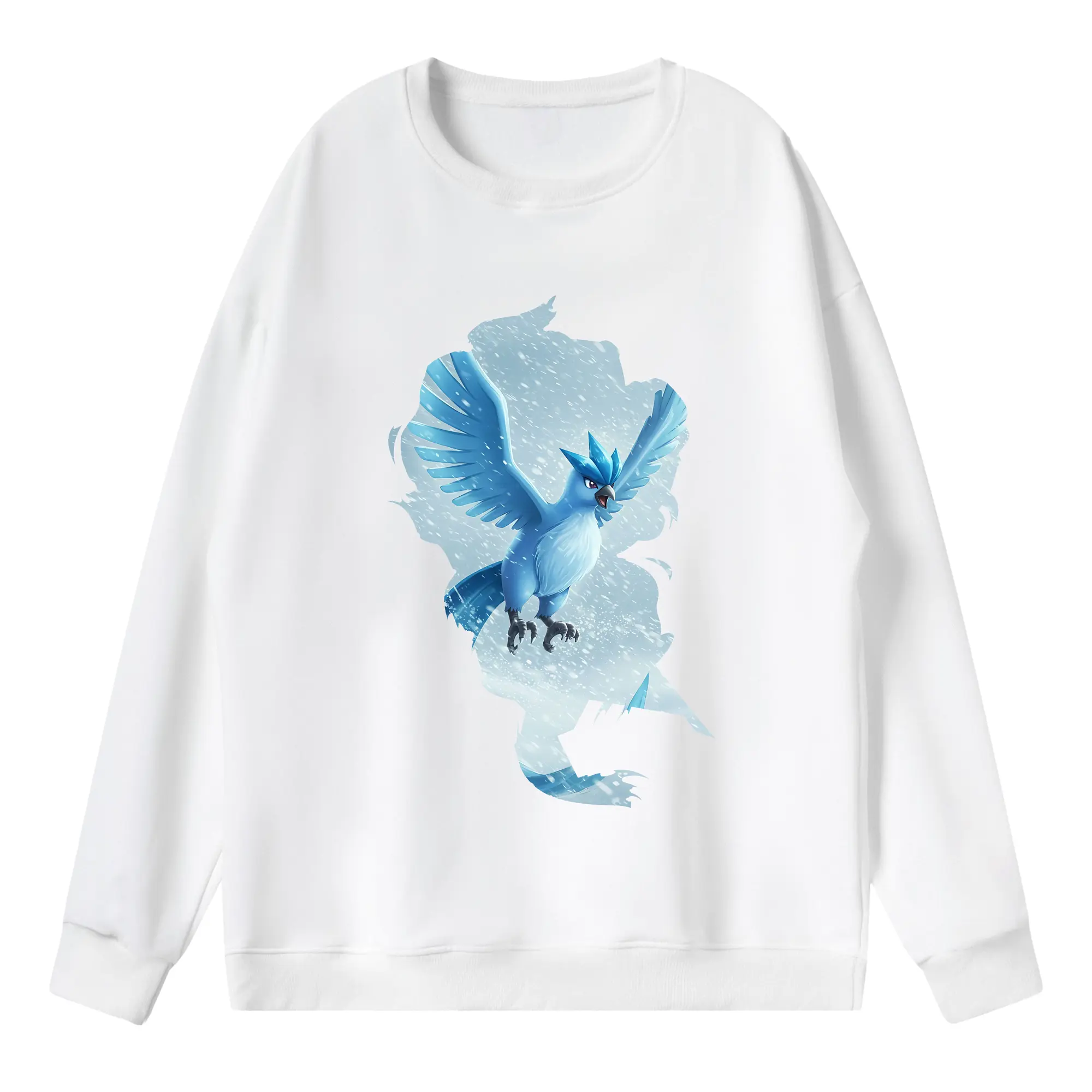 ポケモン グッズ,フリーザー - 薄手 クルーネック スウェット 裏毛260g · ポリエステル 春秋向け カジュアル 男女兼用 · トレーナー デイリー スポーツ 散歩に最適