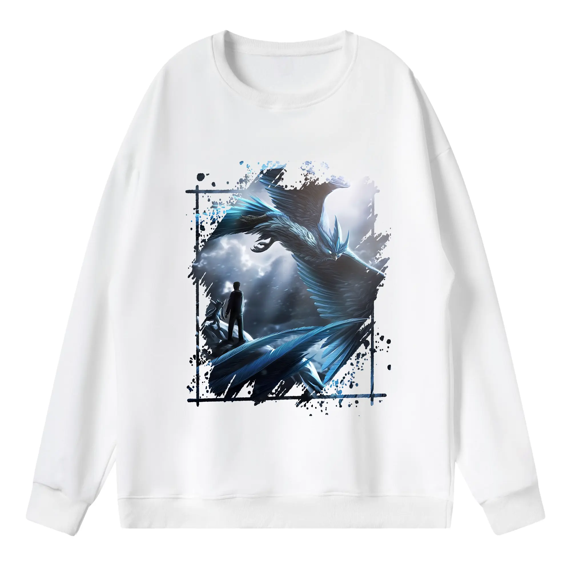 ポケモン グッズ,フリーザー - 薄手 クルーネック スウェット 裏毛260g · ポリエステル 春秋向け カジュアル 男女兼用 · トレーナー デイリー スポーツ 散歩に最適