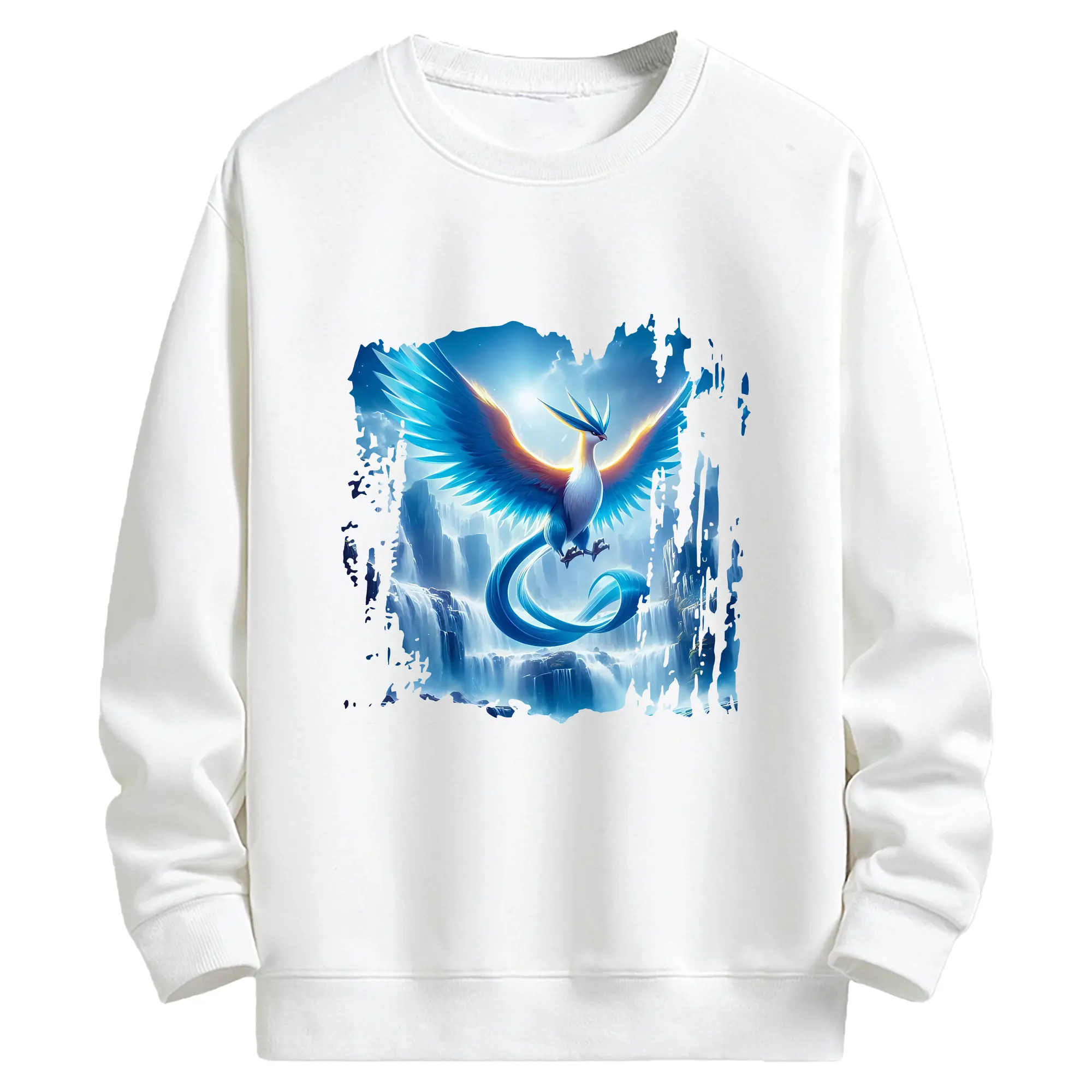 ポケモン グッズ,フリーザー - キッズ クルーネックスウェットシャツ ・ フロントプリント ・ 綿80％ ポリエステル20％ ・ 快適 通学 スポーツ 日常使い お散歩用