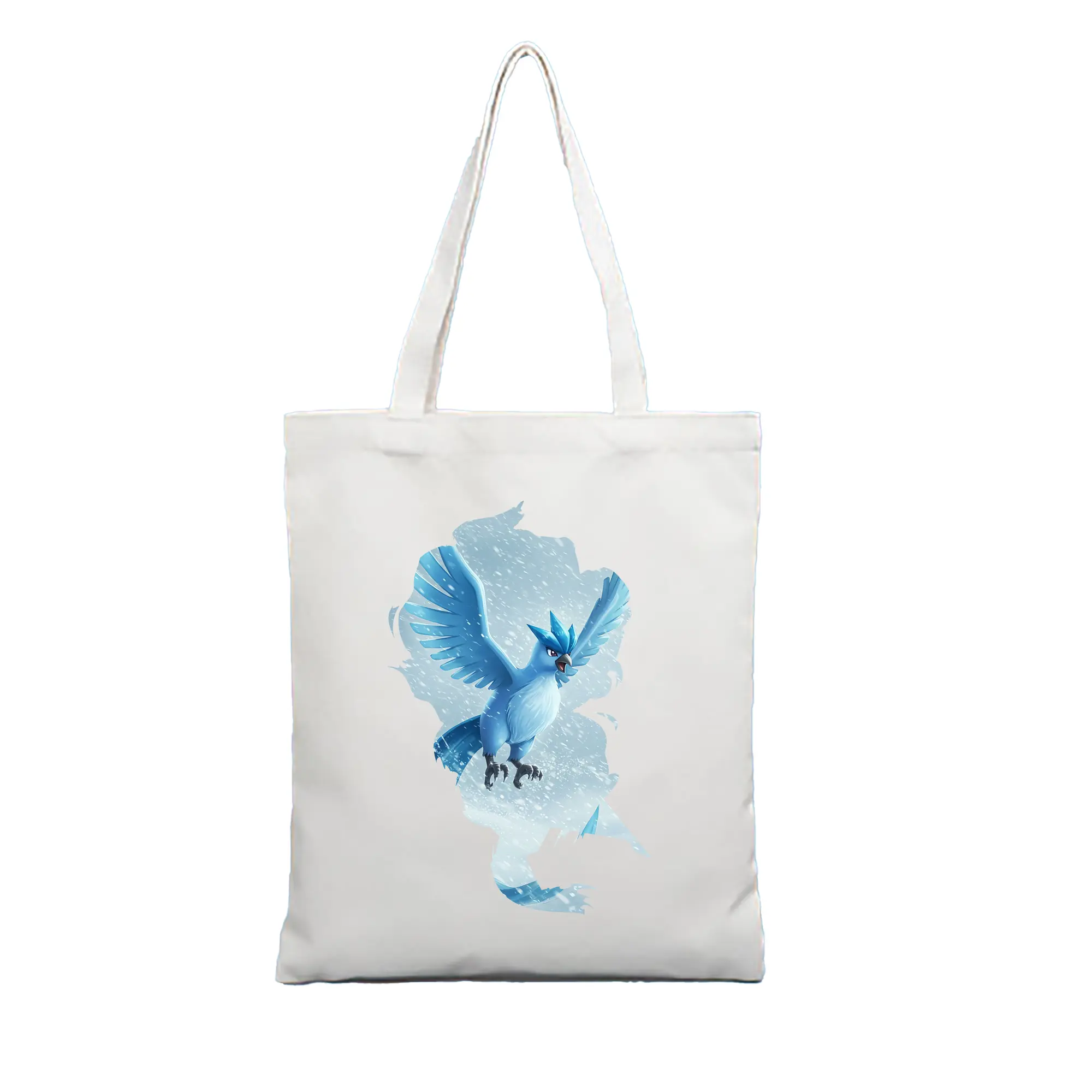 ポケモン グッズ,フリーザー - 縦型キャンバス手提げバッグ（トートバッグ） ・ キャンバス素材 ・ ショッピング用 ・ 軽量 丈夫 お手入れ簡単