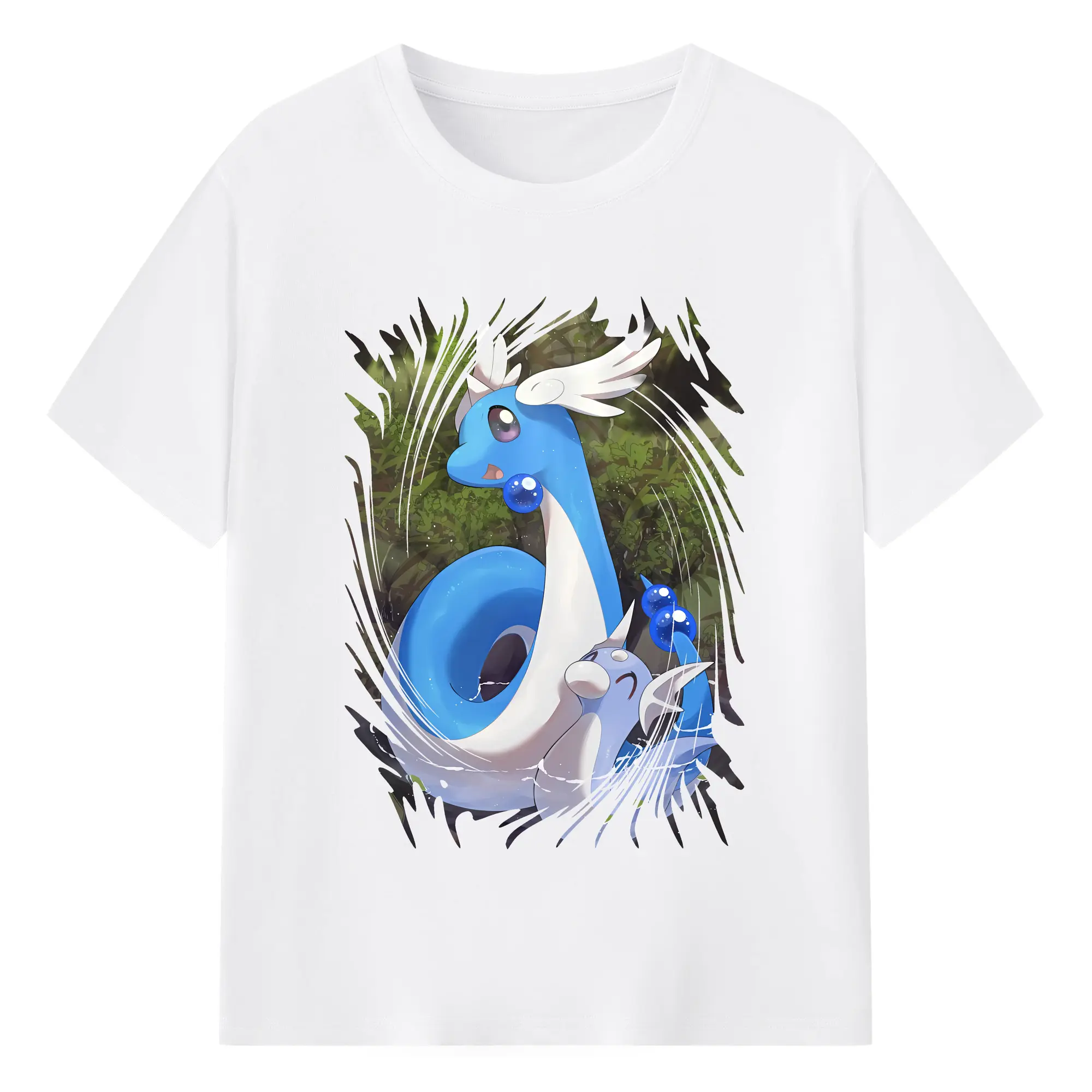 ポケモン グッズ,カイリュー - 綿100％ 半袖Tシャツ ・ フロントプリント ・ 快適 通気性 ・ 日常使い 散歩 スポーツ用
