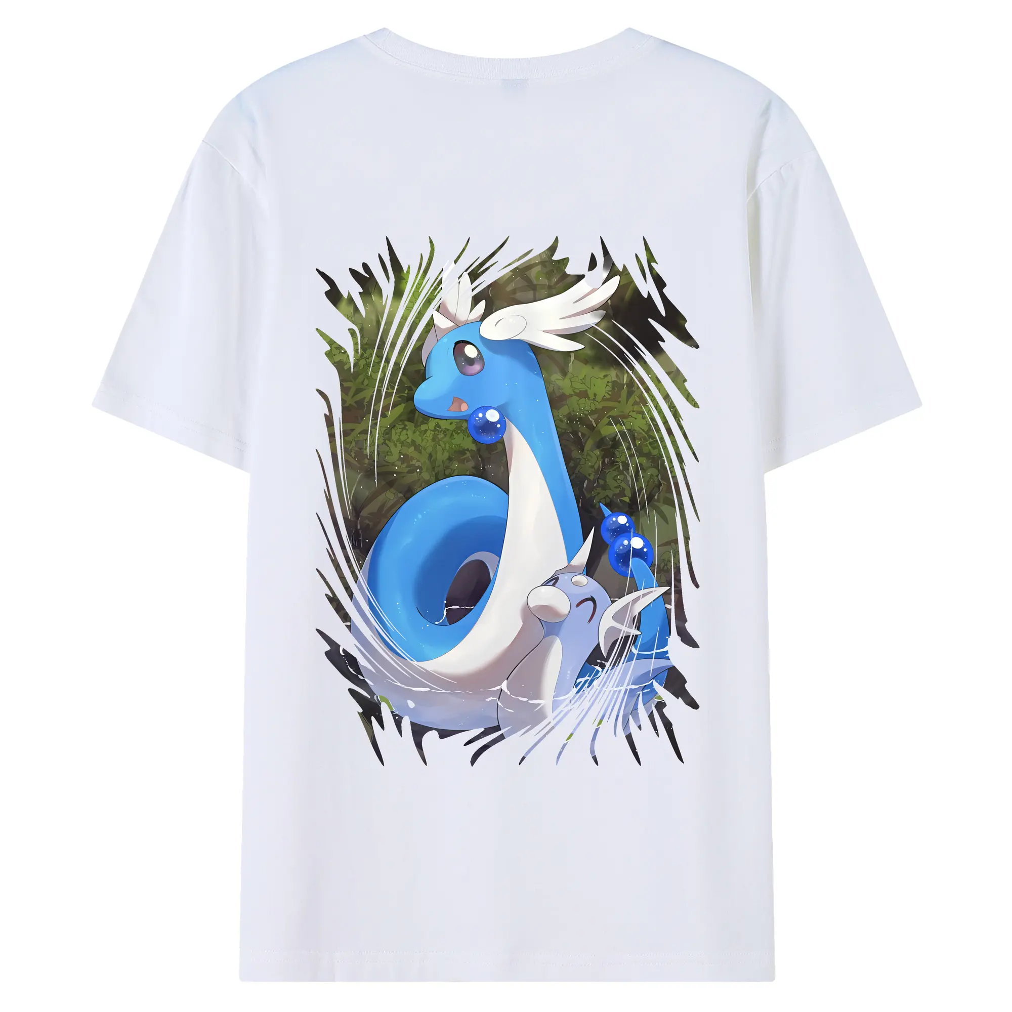 ポケモン グッズ,カイリュー - 綿100％ 半袖Tシャツ ・ バックプリント ・ 快適 通気性 ・ 日常使い 散歩 スポーツ用