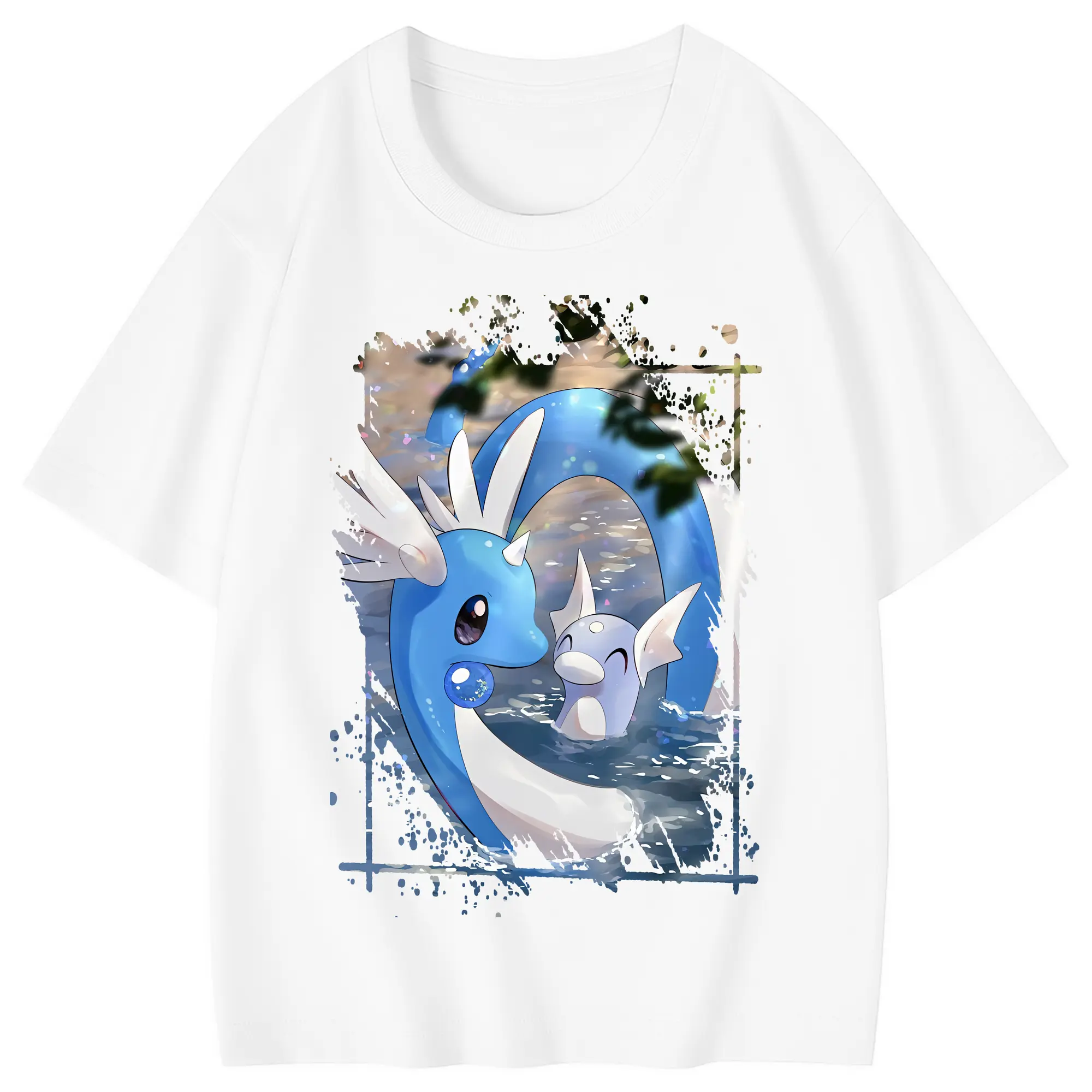 ポケモン グッズ,カイリュー - 綿100％ キッズTシャツ ・ フロントプリント ・ 快適 通気性 ・ スポーツ カジュアル 散歩用