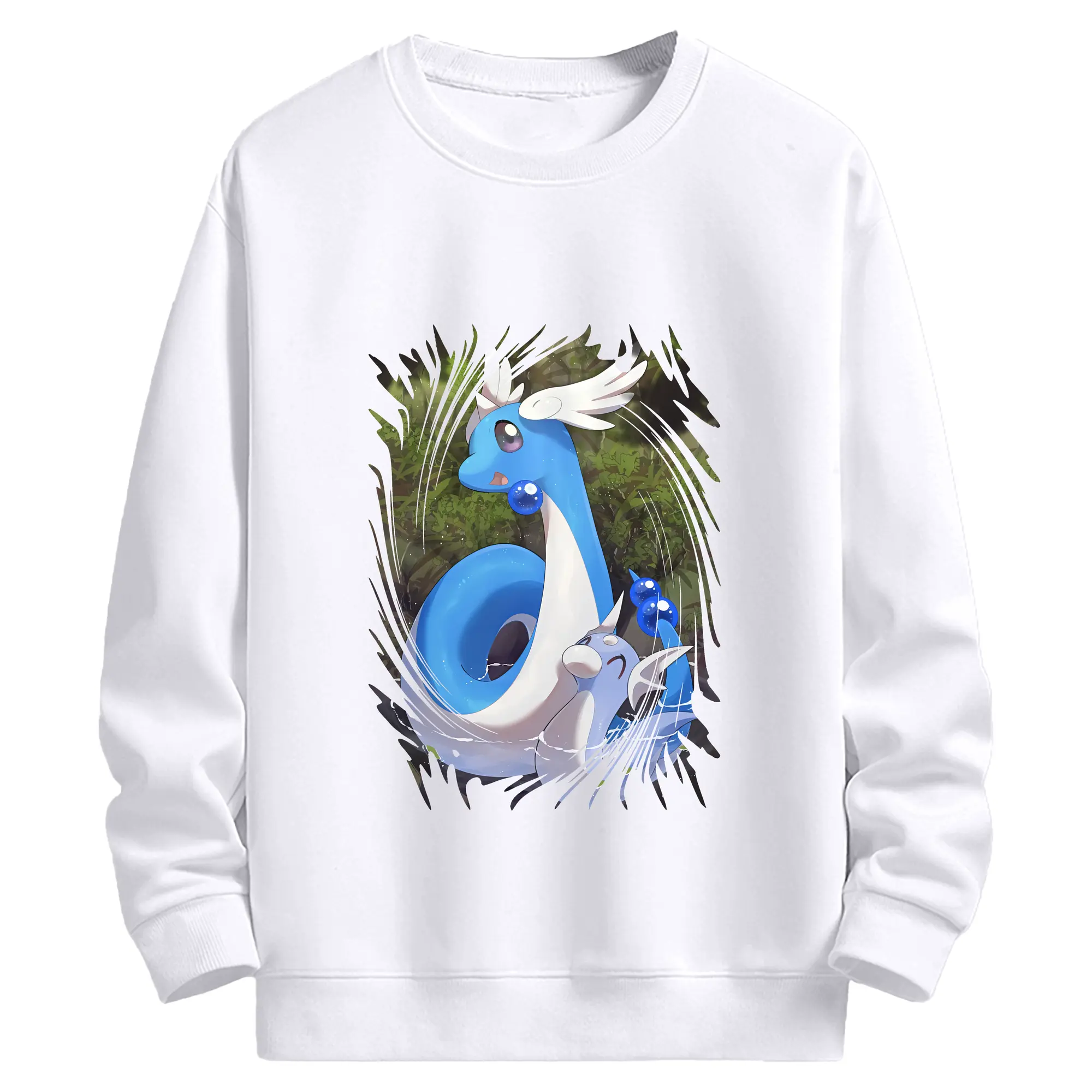 ポケモン グッズ,カイリュー - 高品質 クルーネック スウェット ・ コットン59％ ポリエステル41％ ・ ユニセックス 長袖 トレーナー ・ カジュアル デイリー スポーツ 散歩用