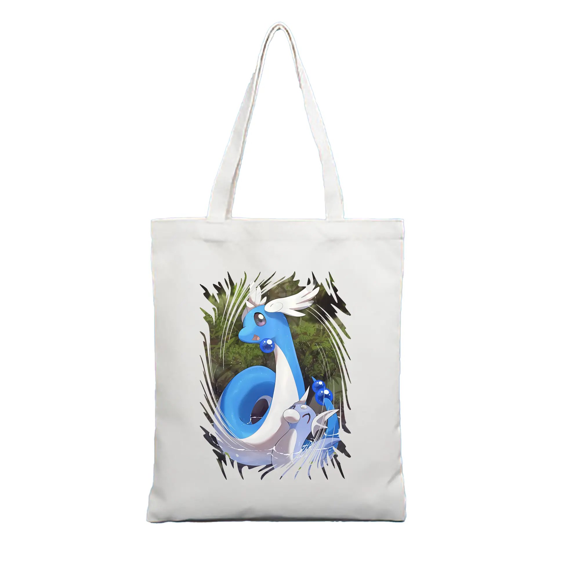 ポケモン グッズ,カイリュー - 縦型キャンバス手提げバッグ（トートバッグ） ・ キャンバス素材 ・ ショッピング用 ・ 軽量 丈夫 お手入れ簡単