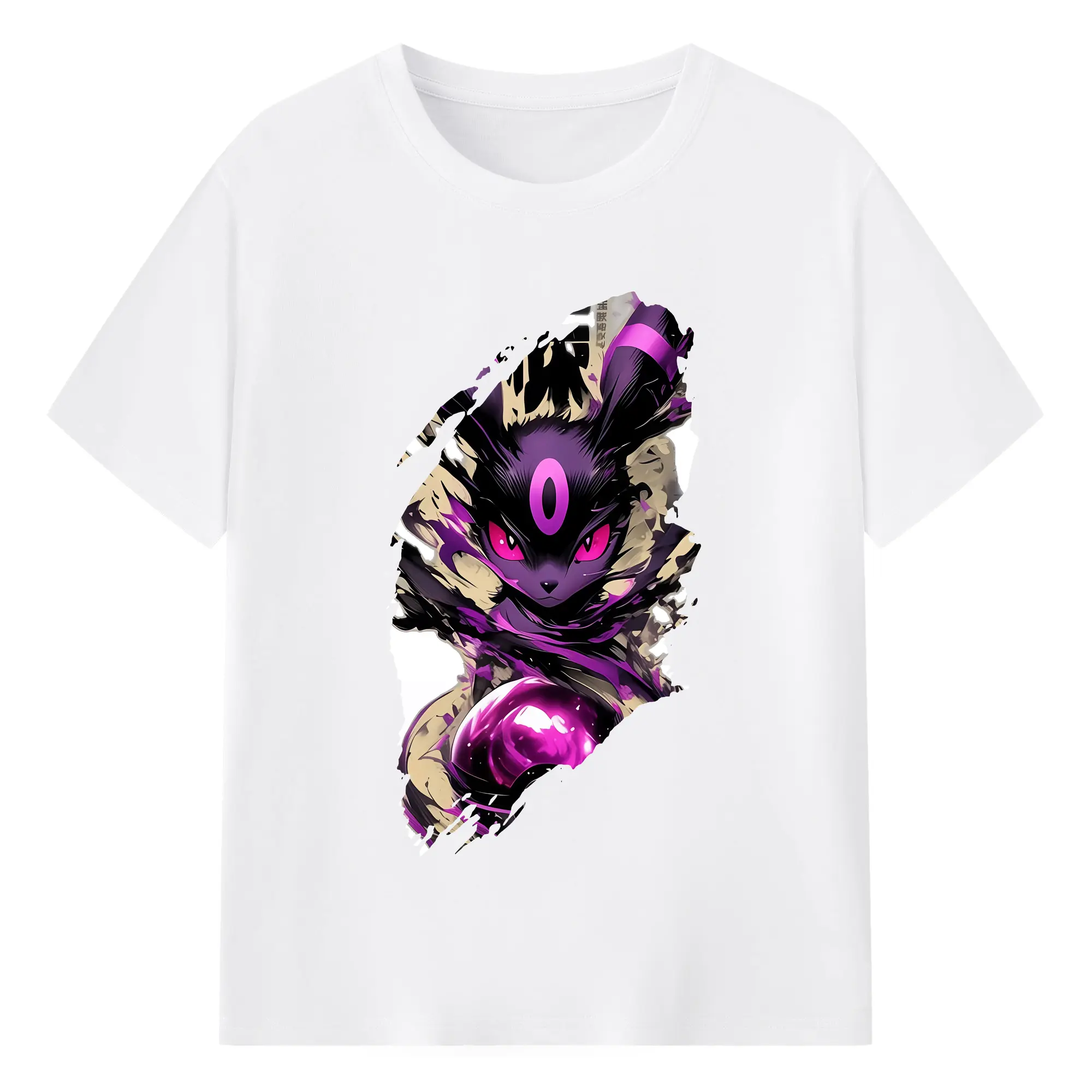 ポケモン グッズ,イーブイ - 綿100％ 半袖Tシャツ ・ フロントプリント ・ 快適 通気性 ・ 日常使い 散歩 スポーツ用