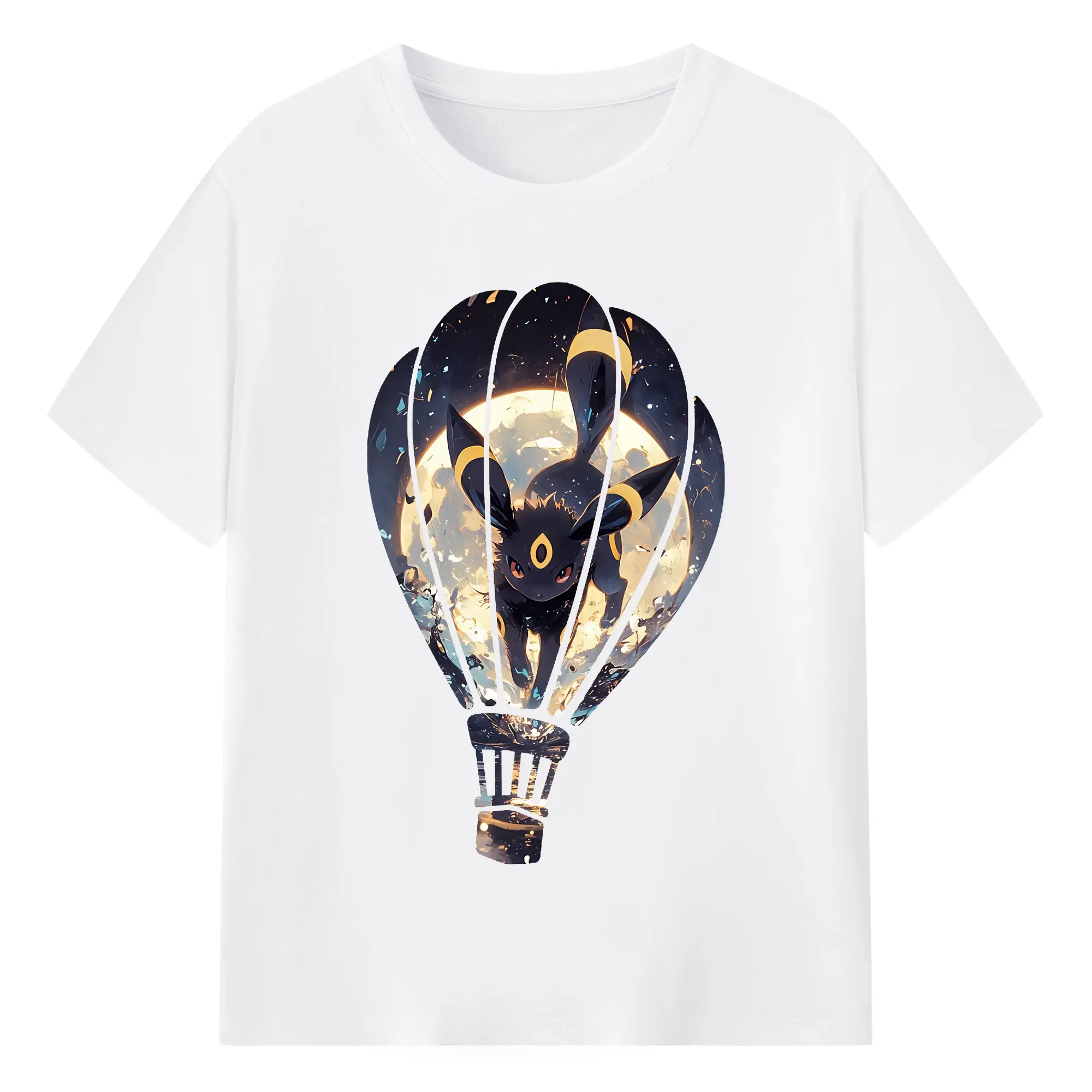 ポケモン グッズ,イーブイ - 綿100％ 半袖Tシャツ ・ フロントプリント ・ 快適 通気性 ・ 日常使い 散歩 スポーツ用