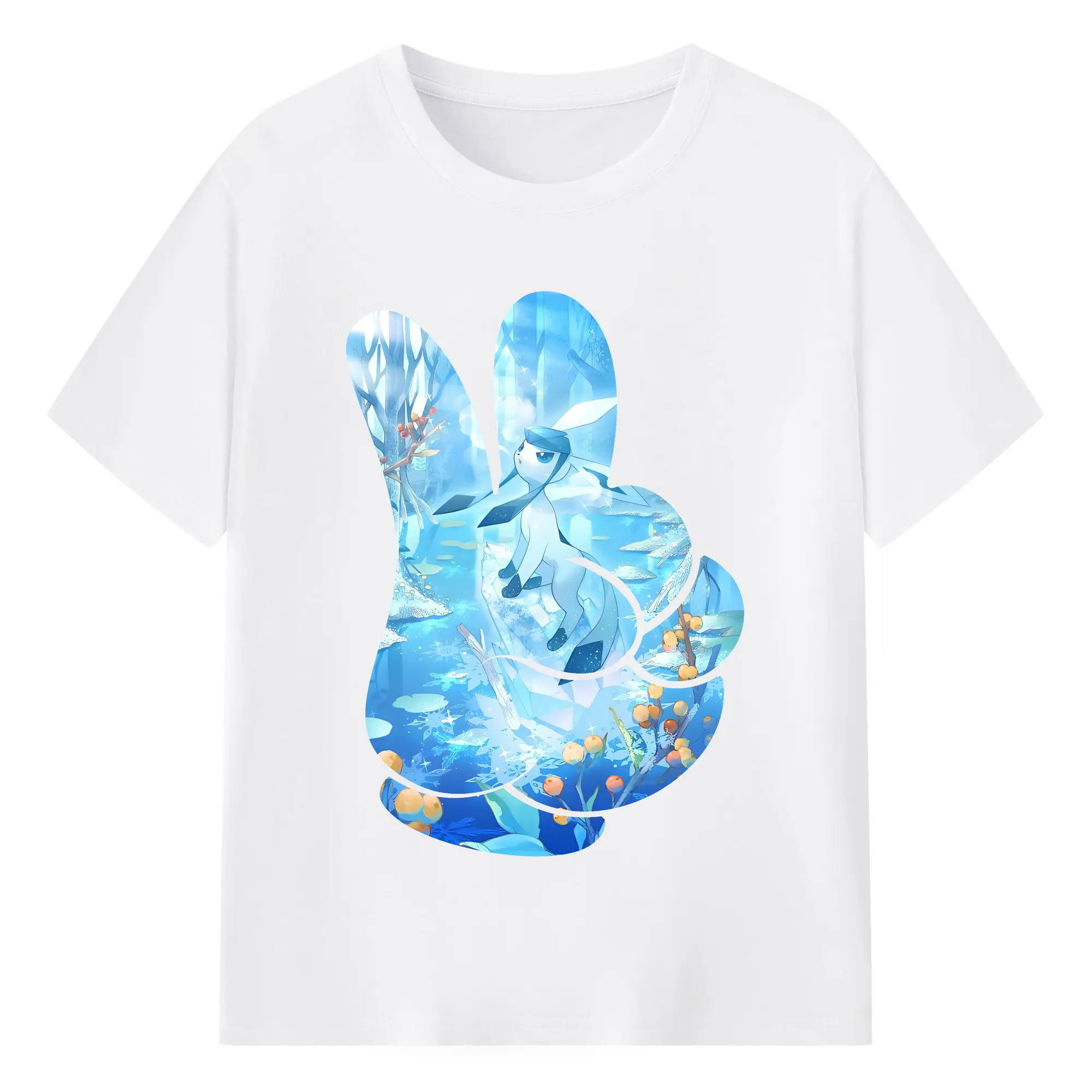 ポケモン グッズ,イーブイ - 綿100％ 半袖Tシャツ ・ フロントプリント ・ 快適 通気性 ・ 日常使い 散歩 スポーツ用