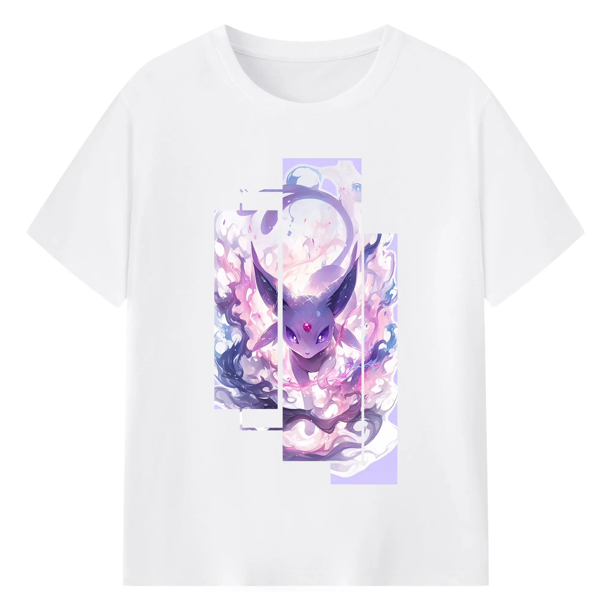 ポケモン グッズ,イーブイ - 綿100％ 半袖Tシャツ ・ フロントプリント ・ 快適 通気性 ・ 日常使い 散歩 スポーツ用