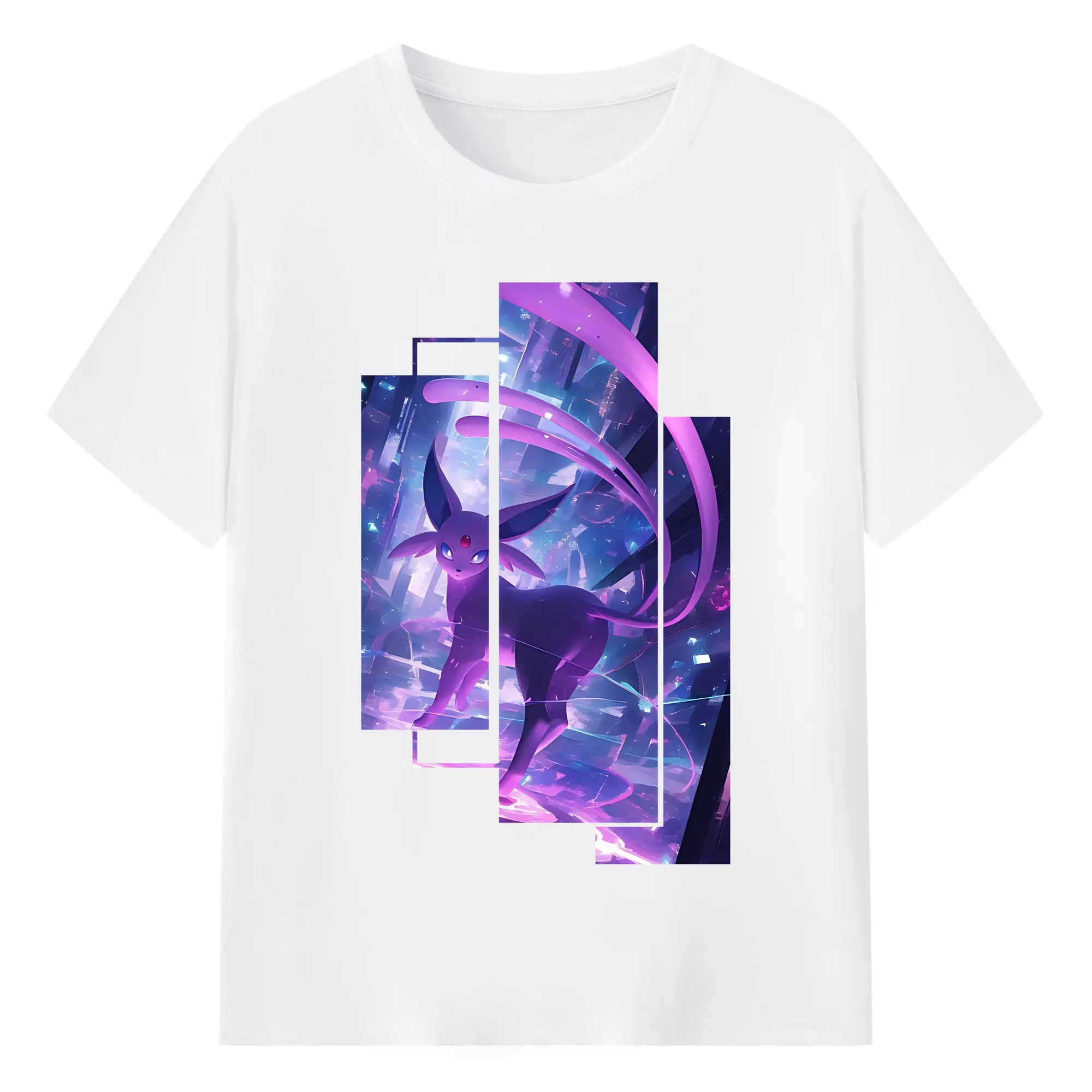 ポケモン グッズ,イーブイ - 綿100％ 半袖Tシャツ ・ フロントプリント ・ 快適 通気性 ・ 日常使い 散歩 スポーツ用