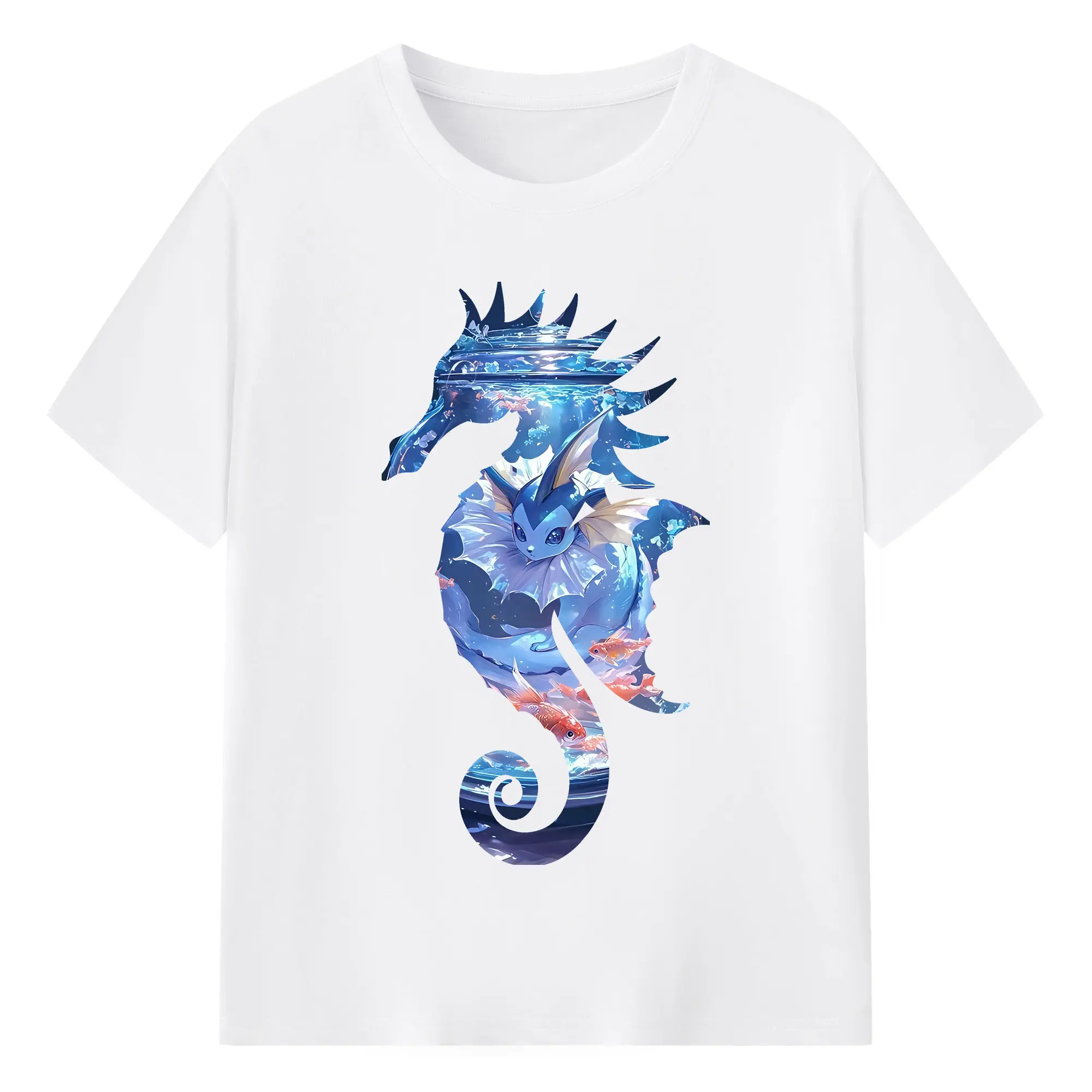 ポケモン グッズ,イーブイ - 綿100％ 半袖Tシャツ ・ フロントプリント ・ 快適 通気性 ・ 日常使い 散歩 スポーツ用