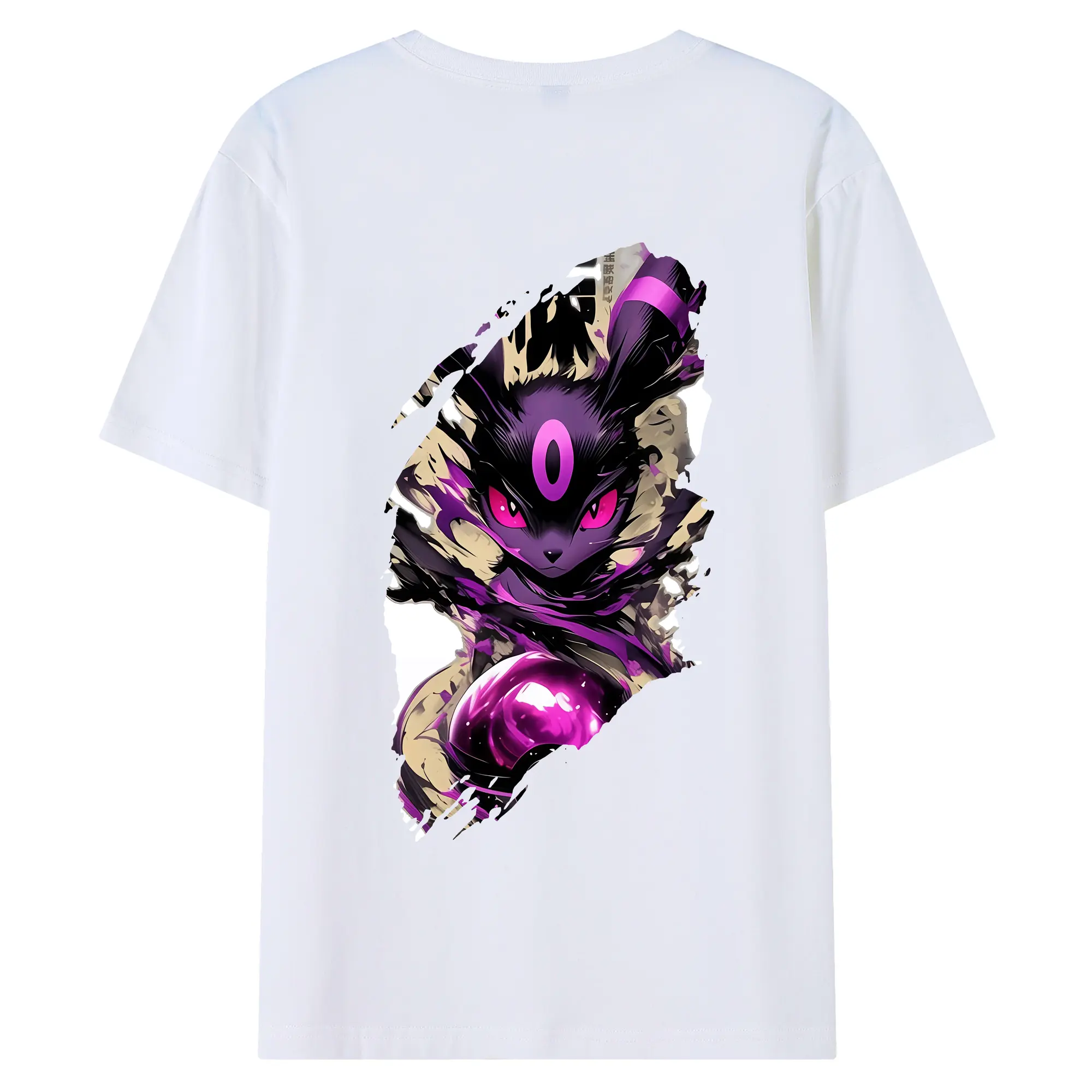 ポケモン グッズ,イーブイ - 綿100％ 半袖Tシャツ ・ バックプリント ・ 快適 通気性 ・ 日常使い 散歩 スポーツ用