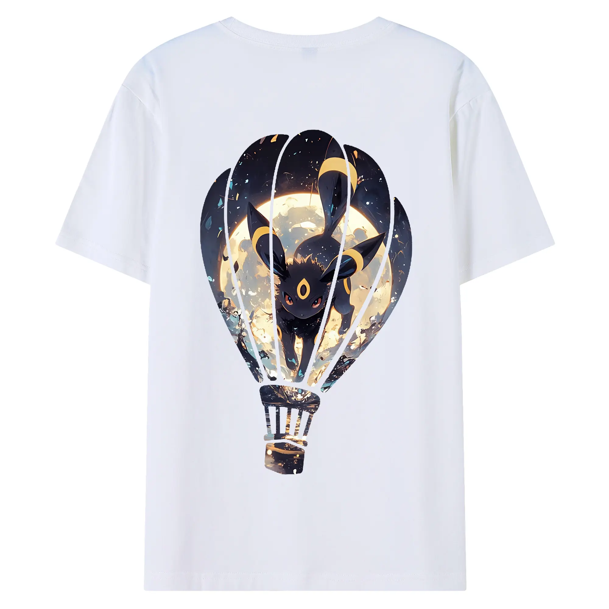 ポケモン グッズ,イーブイ - 綿100％ 半袖Tシャツ ・ バックプリント ・ 快適 通気性 ・ 日常使い 散歩 スポーツ用