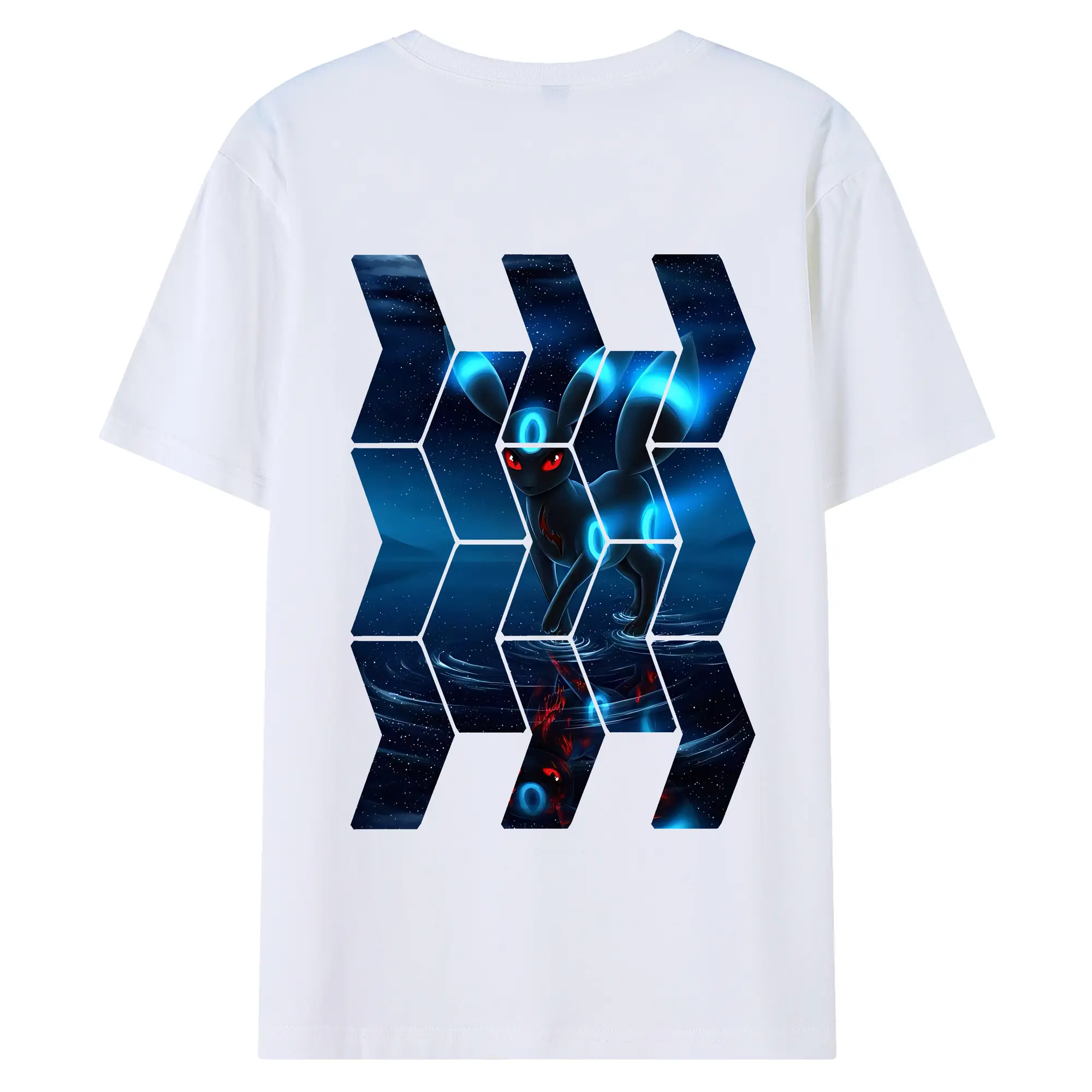 ポケモン グッズ,イーブイ - 綿100％ 半袖Tシャツ ・ バックプリント ・ 快適 通気性 ・ 日常使い 散歩 スポーツ用