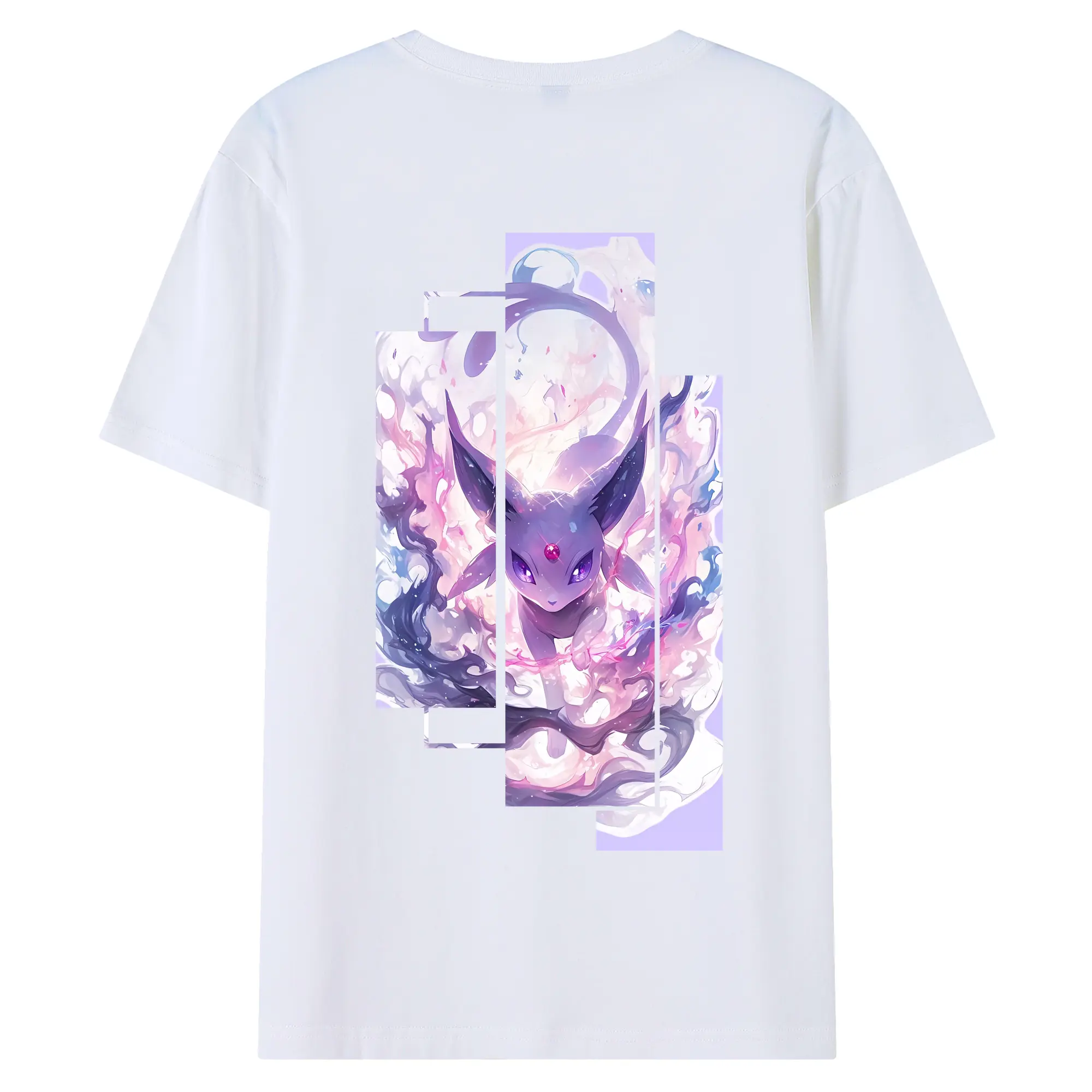 ポケモン グッズ,イーブイ - 綿100％ 半袖Tシャツ ・ バックプリント ・ 快適 通気性 ・ 日常使い 散歩 スポーツ用