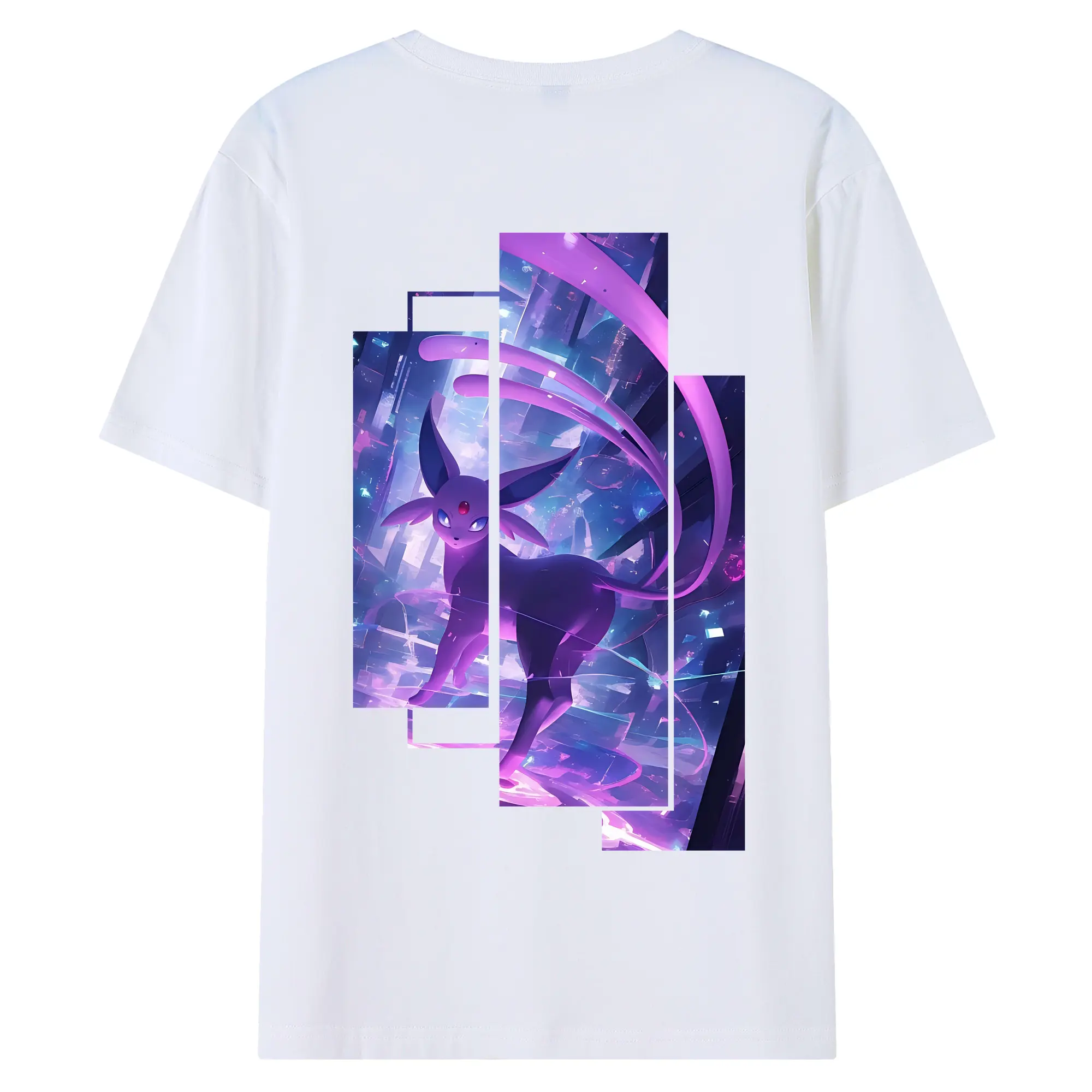 ポケモン グッズ,イーブイ - 綿100％ 半袖Tシャツ ・ バックプリント ・ 快適 通気性 ・ 日常使い 散歩 スポーツ用