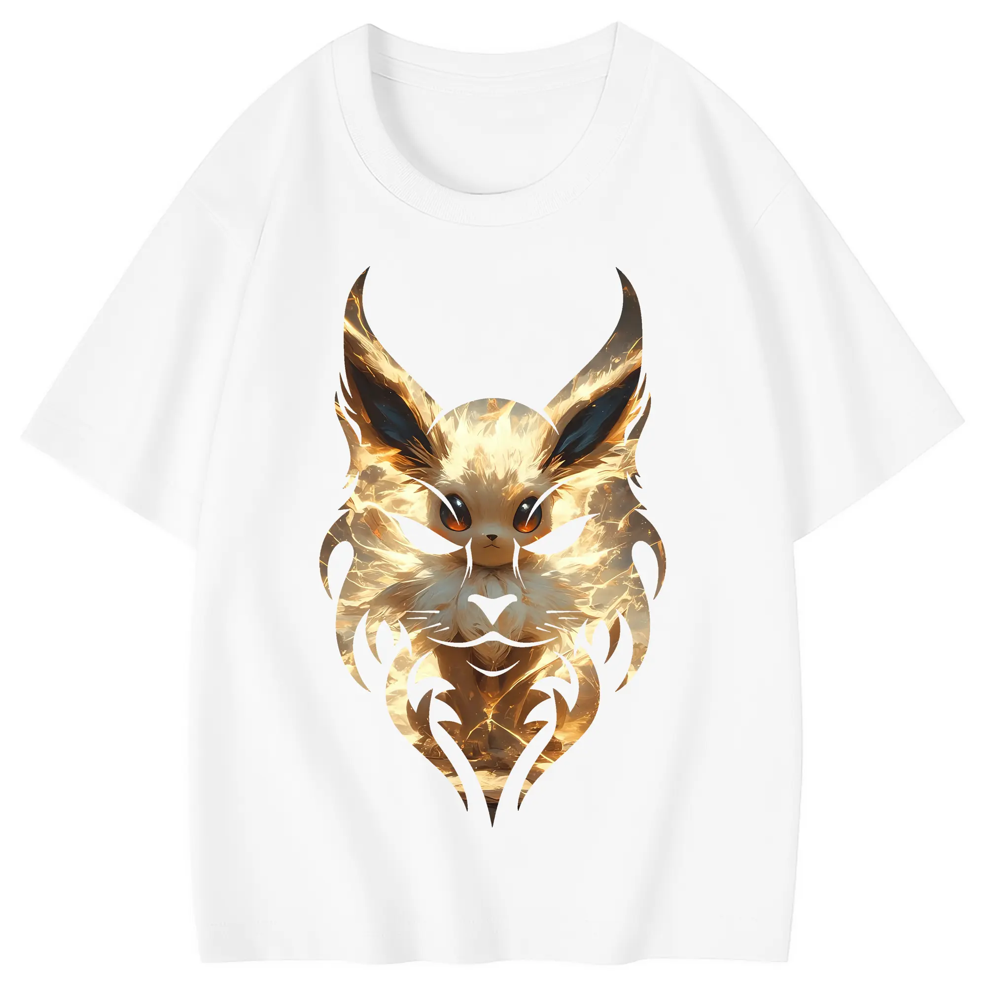 ポケモン グッズ,イーブイ - 綿100％ キッズTシャツ ・ フロントプリント ・ 快適 通気性 ・ スポーツ カジュアル 散歩用