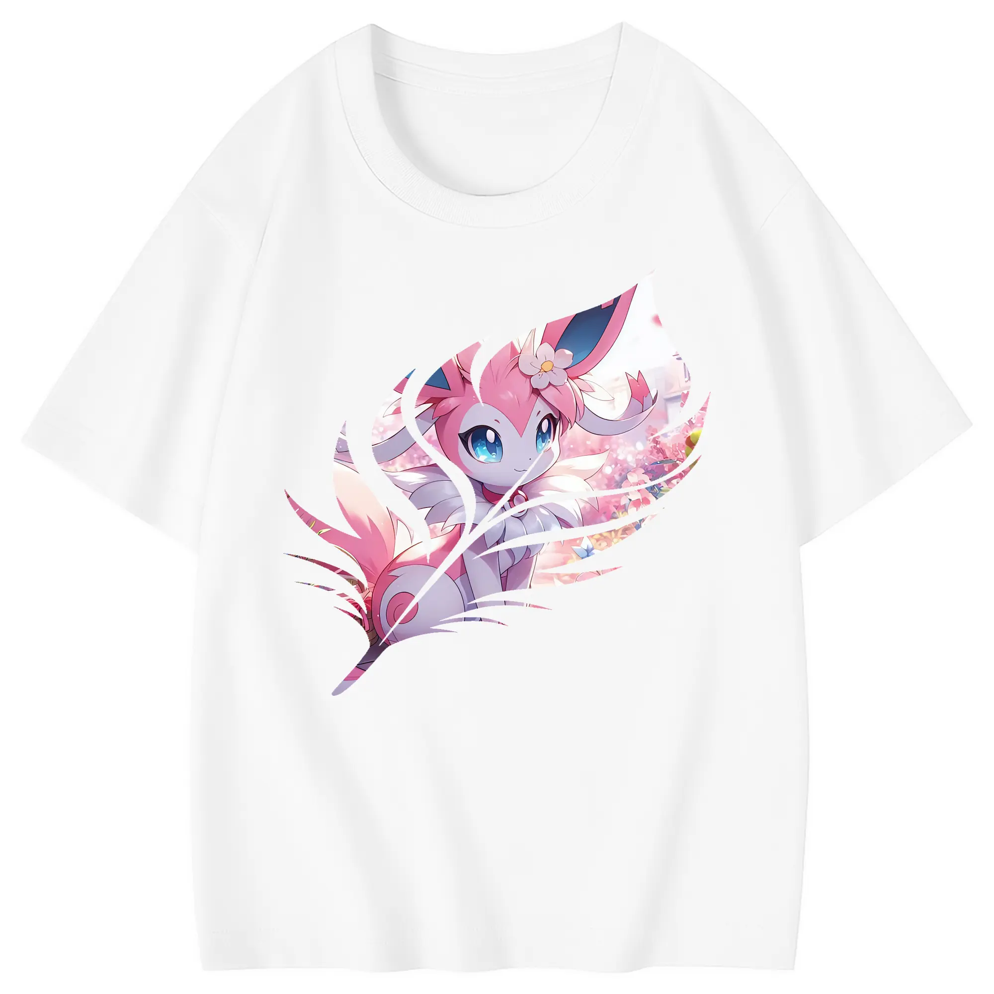 ポケモン グッズ,イーブイ - 綿100％ キッズTシャツ ・ フロントプリント ・ 快適 通気性 ・ スポーツ カジュアル 散歩用
