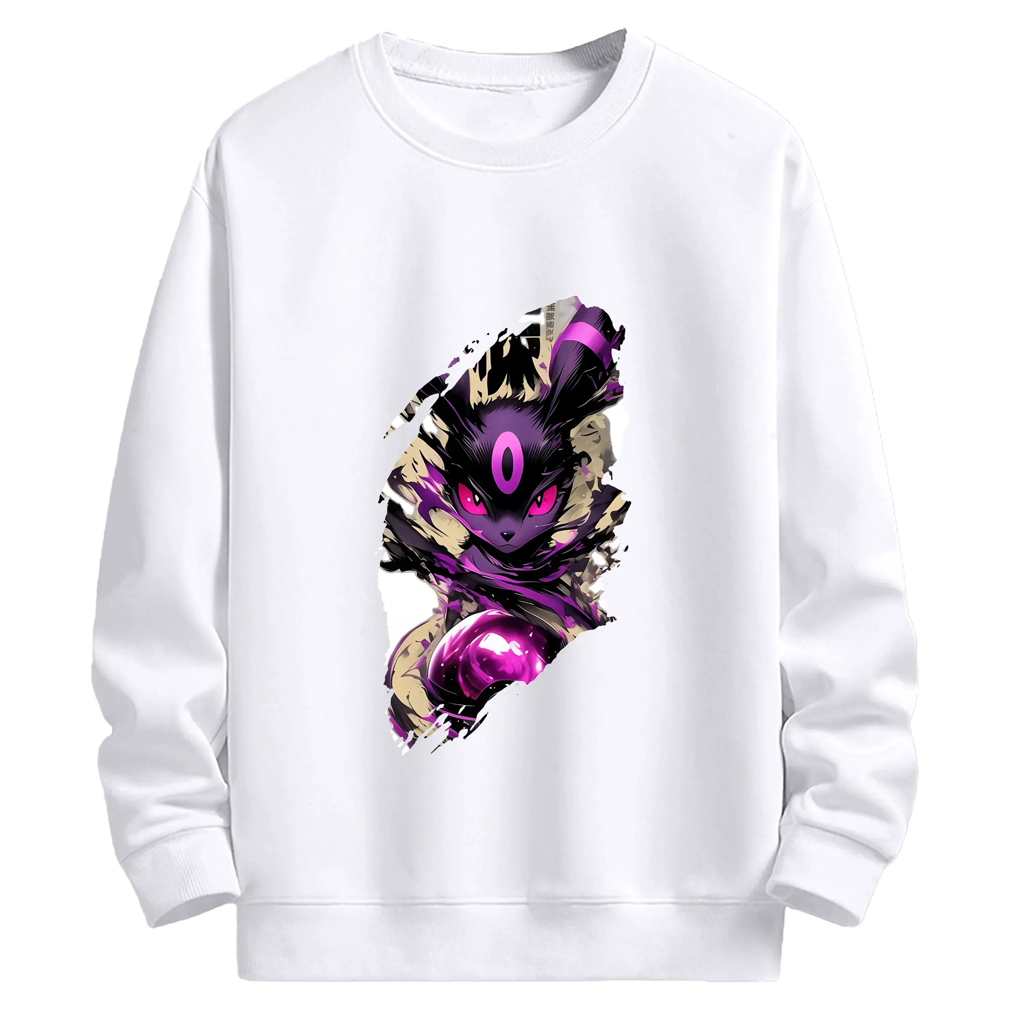 ポケモン グッズ,イーブイ - 高品質 クルーネック スウェット ・ コットン59％ ポリエステル41％ ・ ユニセックス 長袖 トレーナー ・ カジュアル デイリー スポーツ 散歩用