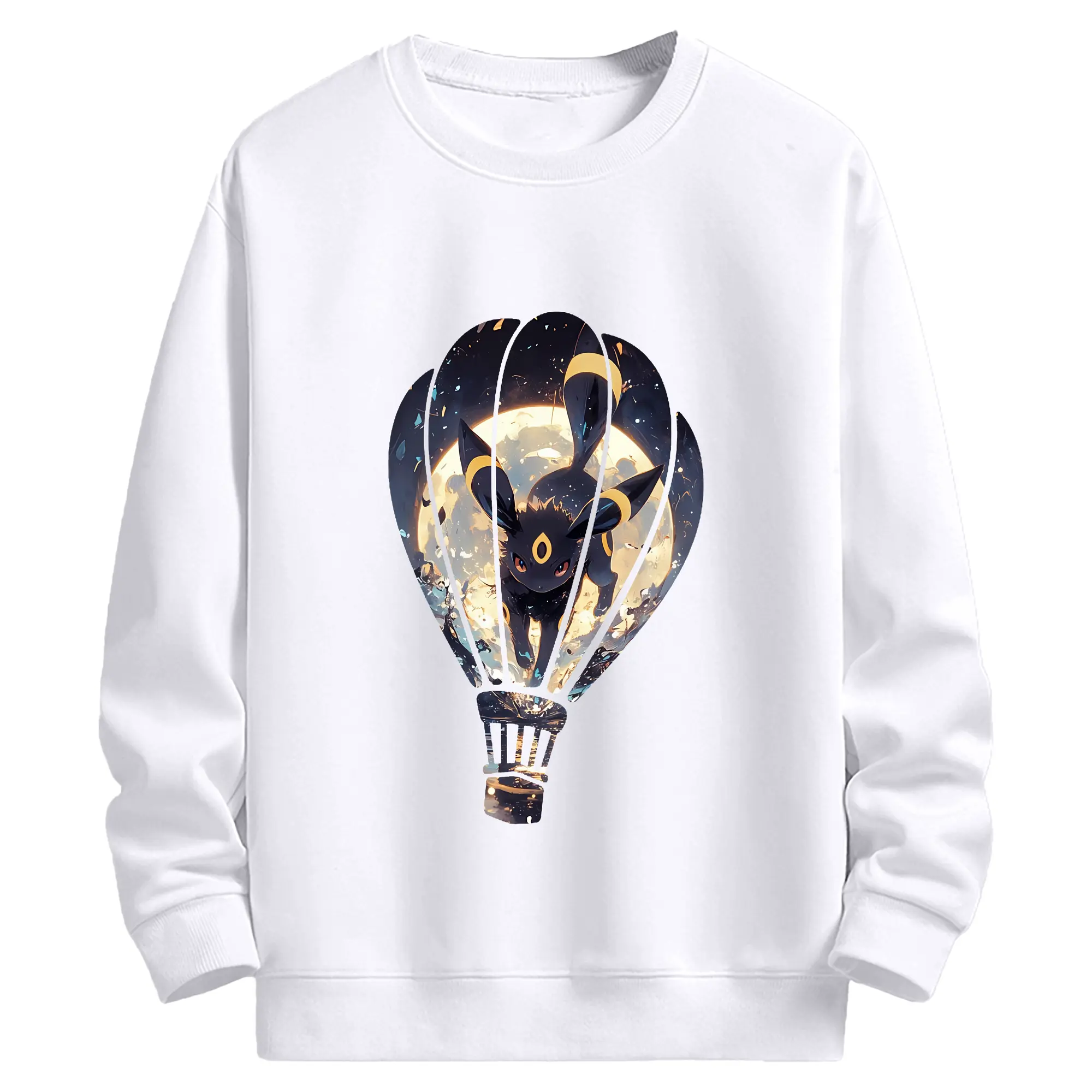 ポケモン グッズ,イーブイ - 高品質 クルーネック スウェット ・ コットン59％ ポリエステル41％ ・ ユニセックス 長袖 トレーナー ・ カジュアル デイリー スポーツ 散歩用