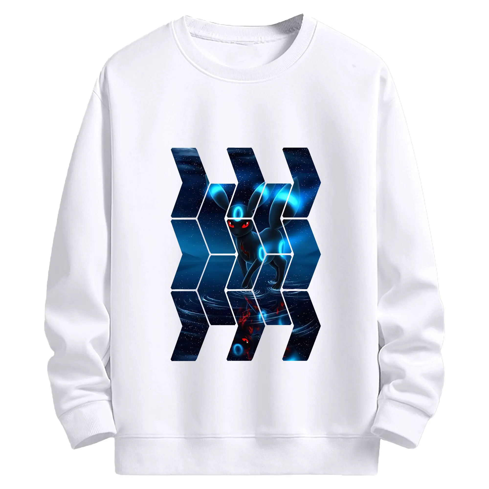 ポケモン グッズ,イーブイ - 高品質 クルーネック スウェット ・ コットン59％ ポリエステル41％ ・ ユニセックス 長袖 トレーナー ・ カジュアル デイリー スポーツ 散歩用