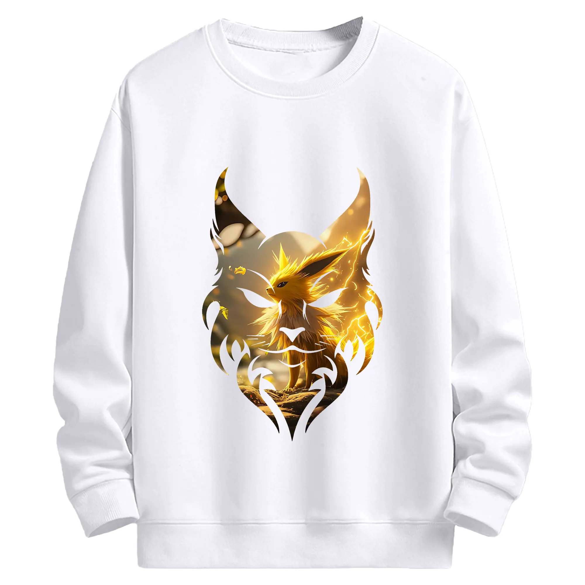 ポケモン グッズ,イーブイ - 高品質 クルーネック スウェット ・ コットン59％ ポリエステル41％ ・ ユニセックス 長袖 トレーナー ・ カジュアル デイリー スポーツ 散歩用