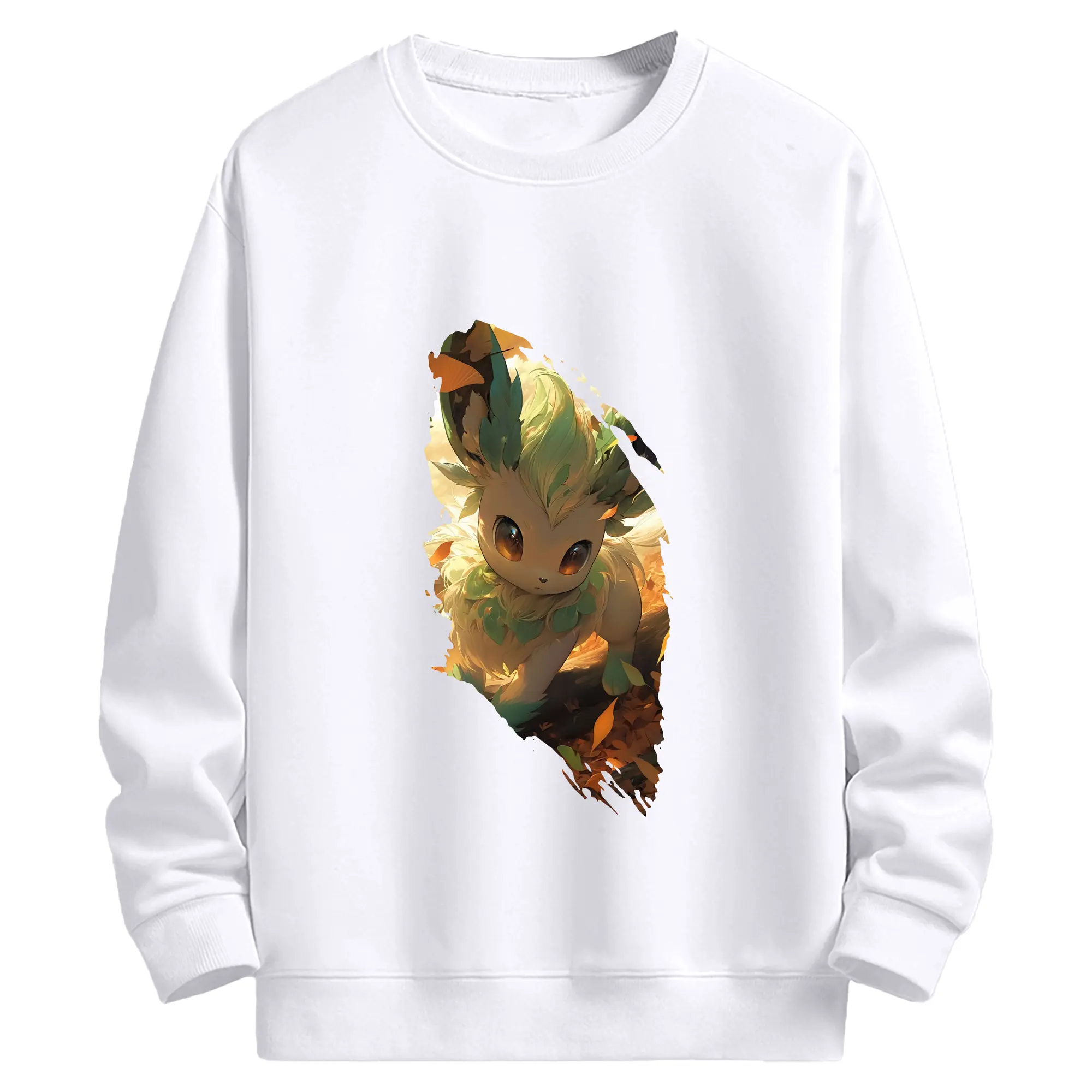 ポケモン グッズ,イーブイ - 高品質 クルーネック スウェット ・ コットン59％ ポリエステル41％ ・ ユニセックス 長袖 トレーナー ・ カジュアル デイリー スポーツ 散歩用