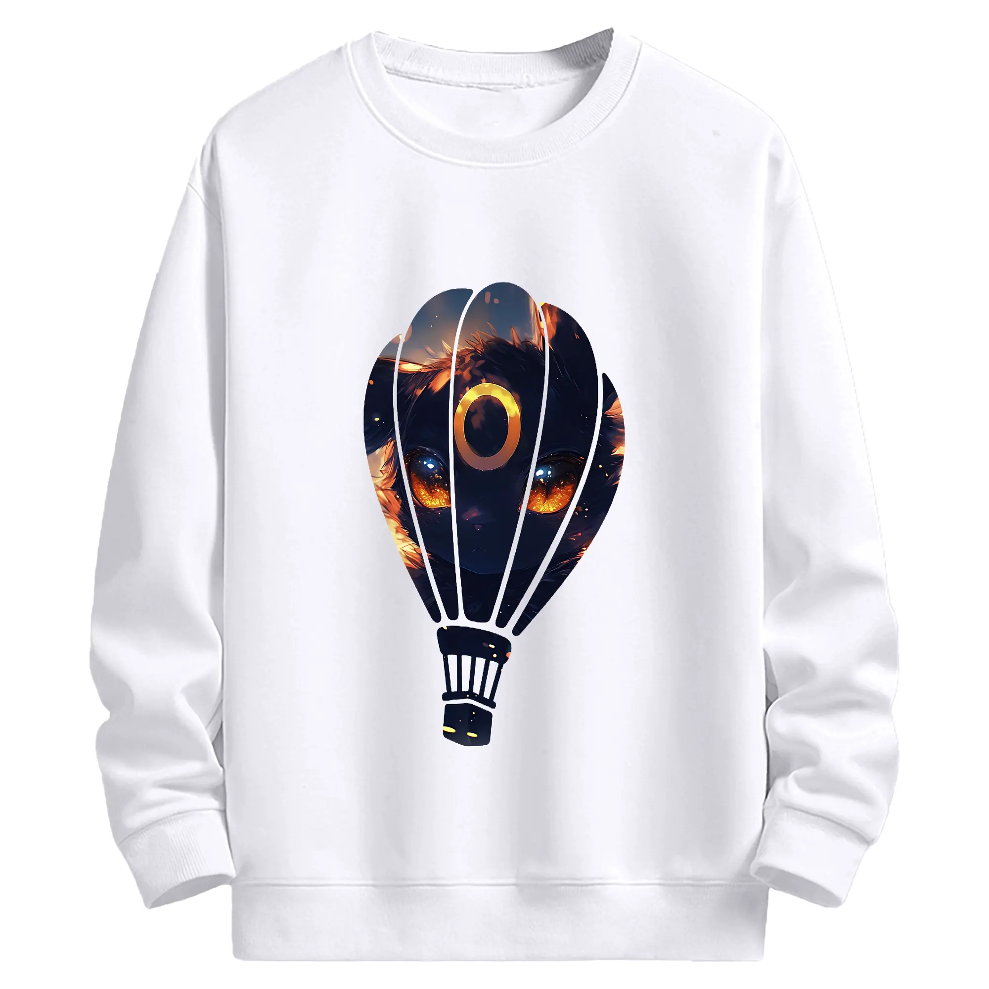 ポケモン グッズ,イーブイ - 高品質 クルーネック スウェット ・ コットン59％ ポリエステル41％ ・ ユニセックス 長袖 トレーナー ・ カジュアル デイリー スポーツ 散歩用