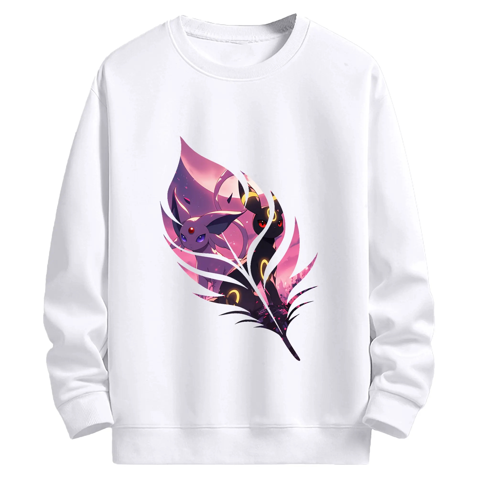 ポケモン グッズ,イーブイ - 高品質 クルーネック スウェット ・ コットン59％ ポリエステル41％ ・ ユニセックス 長袖 トレーナー ・ カジュアル デイリー スポーツ 散歩用