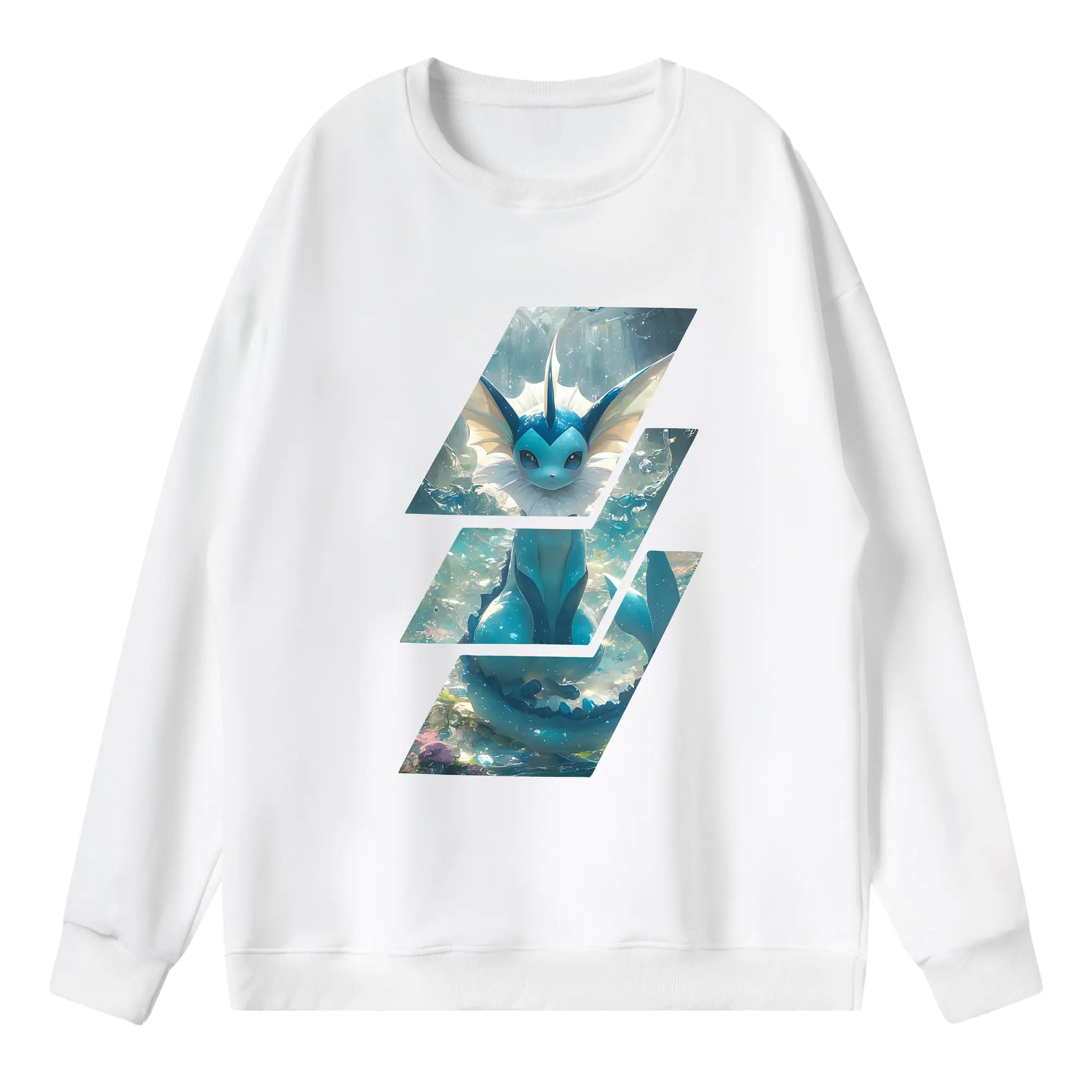 ポケモン グッズ,イーブイ - 薄手 クルーネック スウェット 裏毛260g · ポリエステル 春秋向け カジュアル 男女兼用 · トレーナー デイリー スポーツ 散歩に最適