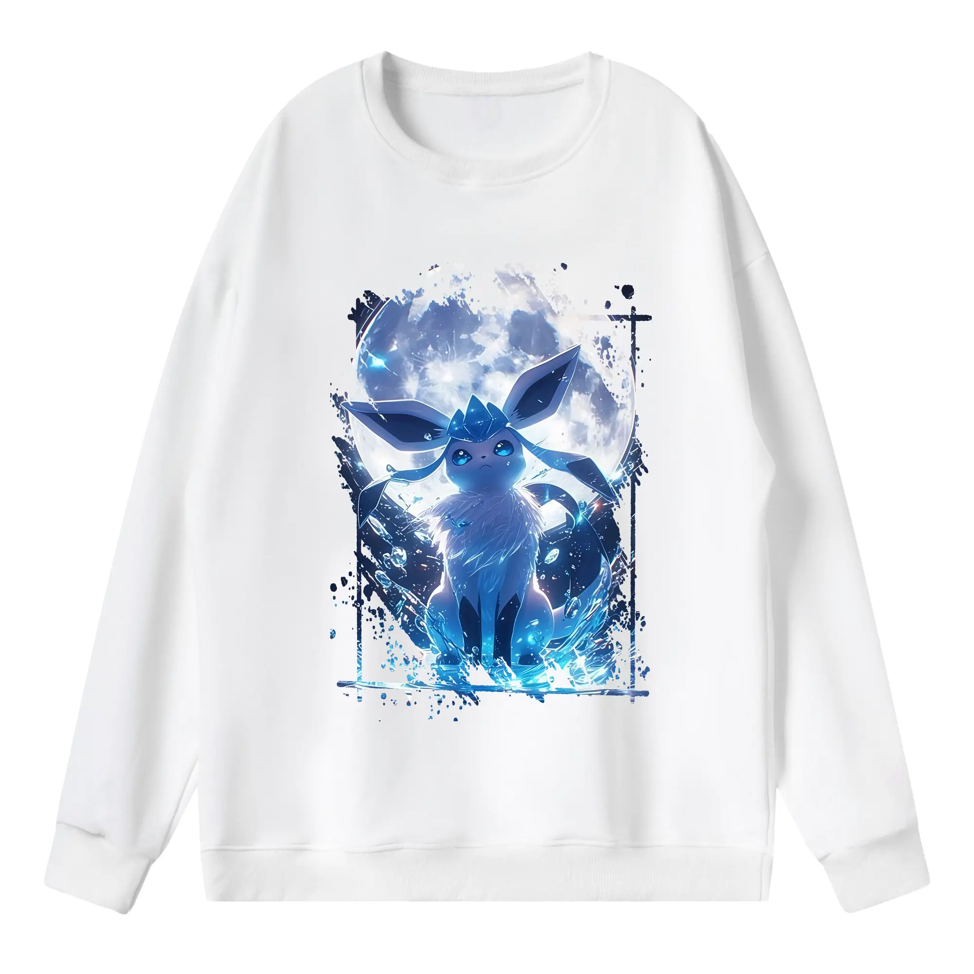 ポケモン グッズ,イーブイ - 薄手 クルーネック スウェット 裏毛260g · ポリエステル 春秋向け カジュアル 男女兼用 · トレーナー デイリー スポーツ 散歩に最適