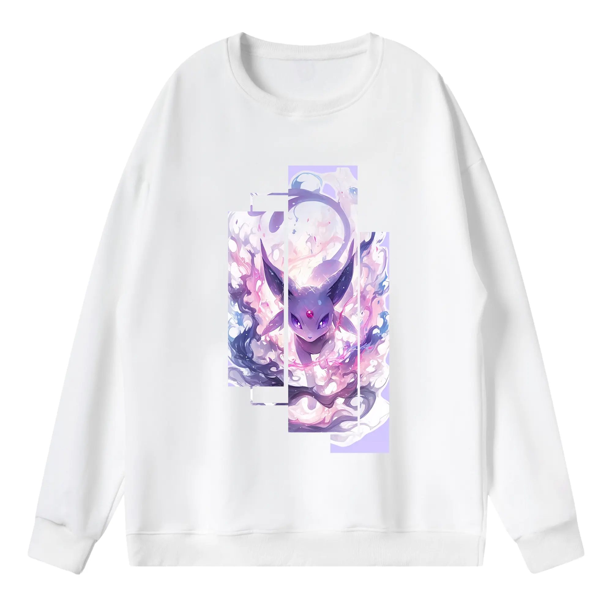 ポケモン グッズ,イーブイ - 薄手 クルーネック スウェット 裏毛260g · ポリエステル 春秋向け カジュアル 男女兼用 · トレーナー デイリー スポーツ 散歩に最適