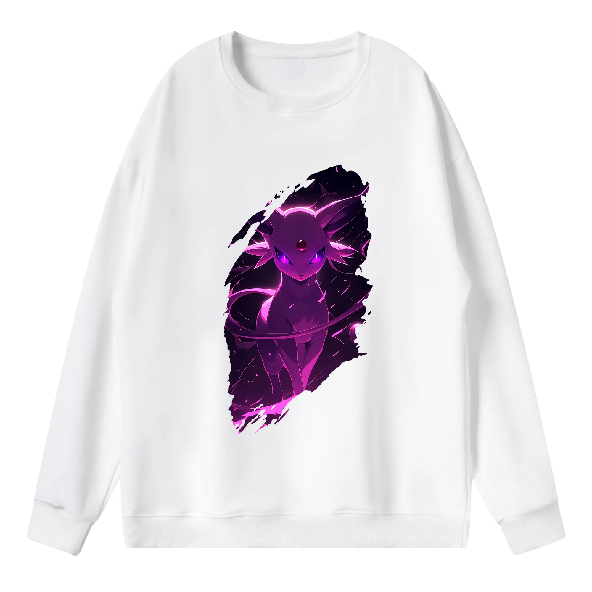 ポケモン グッズ,イーブイ - 薄手 クルーネック スウェット 裏毛260g · ポリエステル 春秋向け カジュアル 男女兼用 · トレーナー デイリー スポーツ 散歩に最適