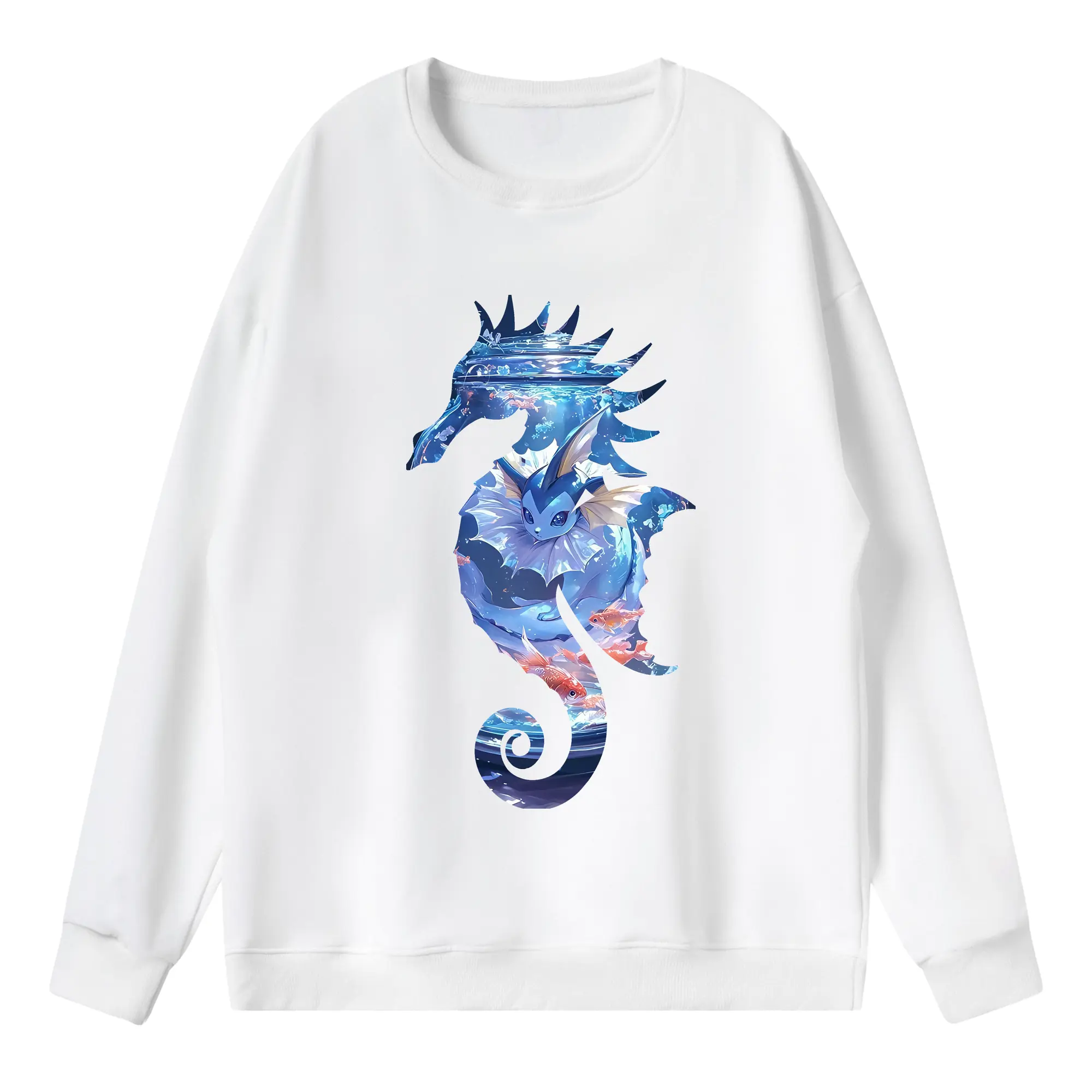 ポケモン グッズ,イーブイ - 薄手 クルーネック スウェット 裏毛260g · ポリエステル 春秋向け カジュアル 男女兼用 · トレーナー デイリー スポーツ 散歩に最適