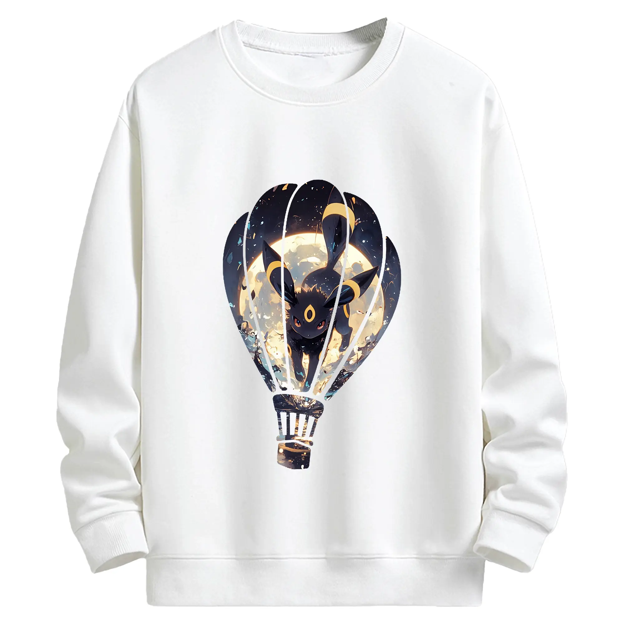 ポケモン グッズ,イーブイ - キッズ クルーネックスウェットシャツ ・ フロントプリント ・ 綿80％ ポリエステル20％ ・ 快適 通学 スポーツ 日常使い お散歩用