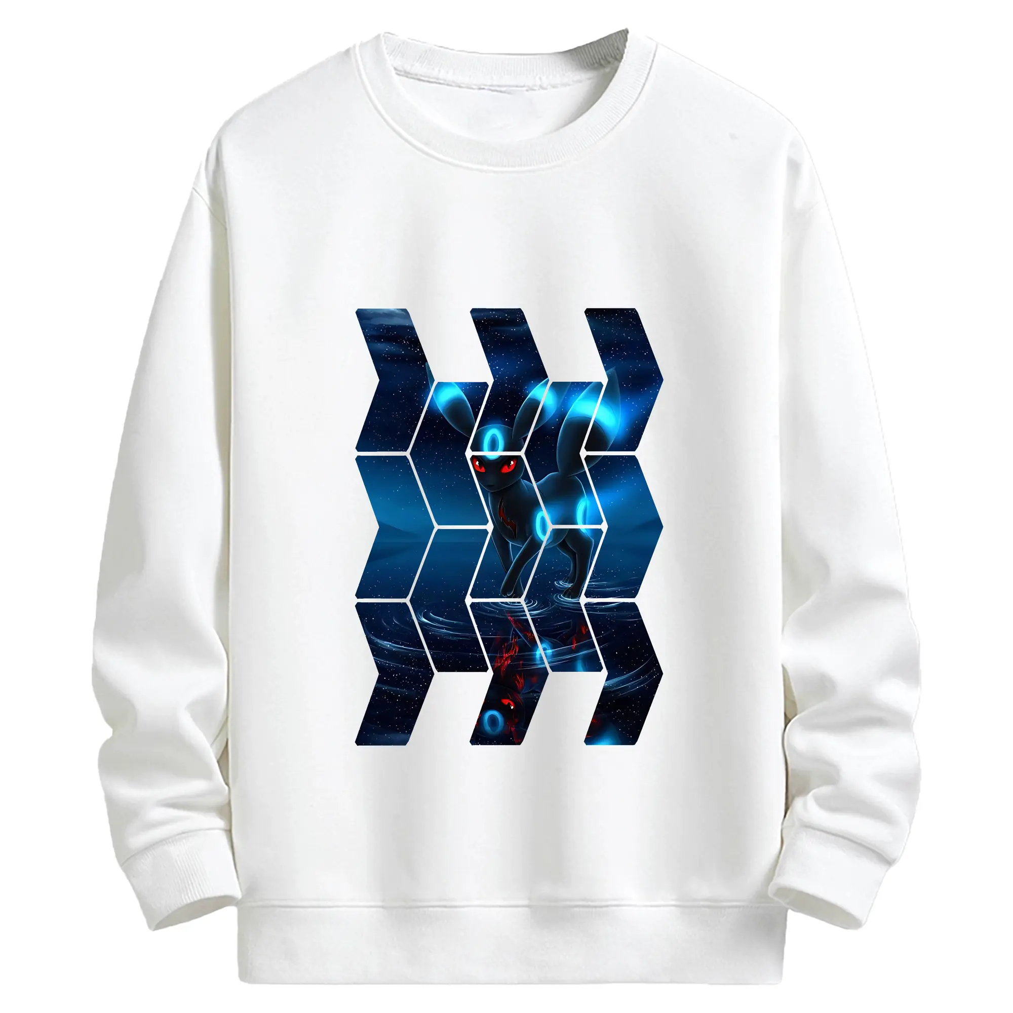 ポケモン グッズ,イーブイ - キッズ クルーネックスウェットシャツ ・ フロントプリント ・ 綿80％ ポリエステル20％ ・ 快適 通学 スポーツ 日常使い お散歩用